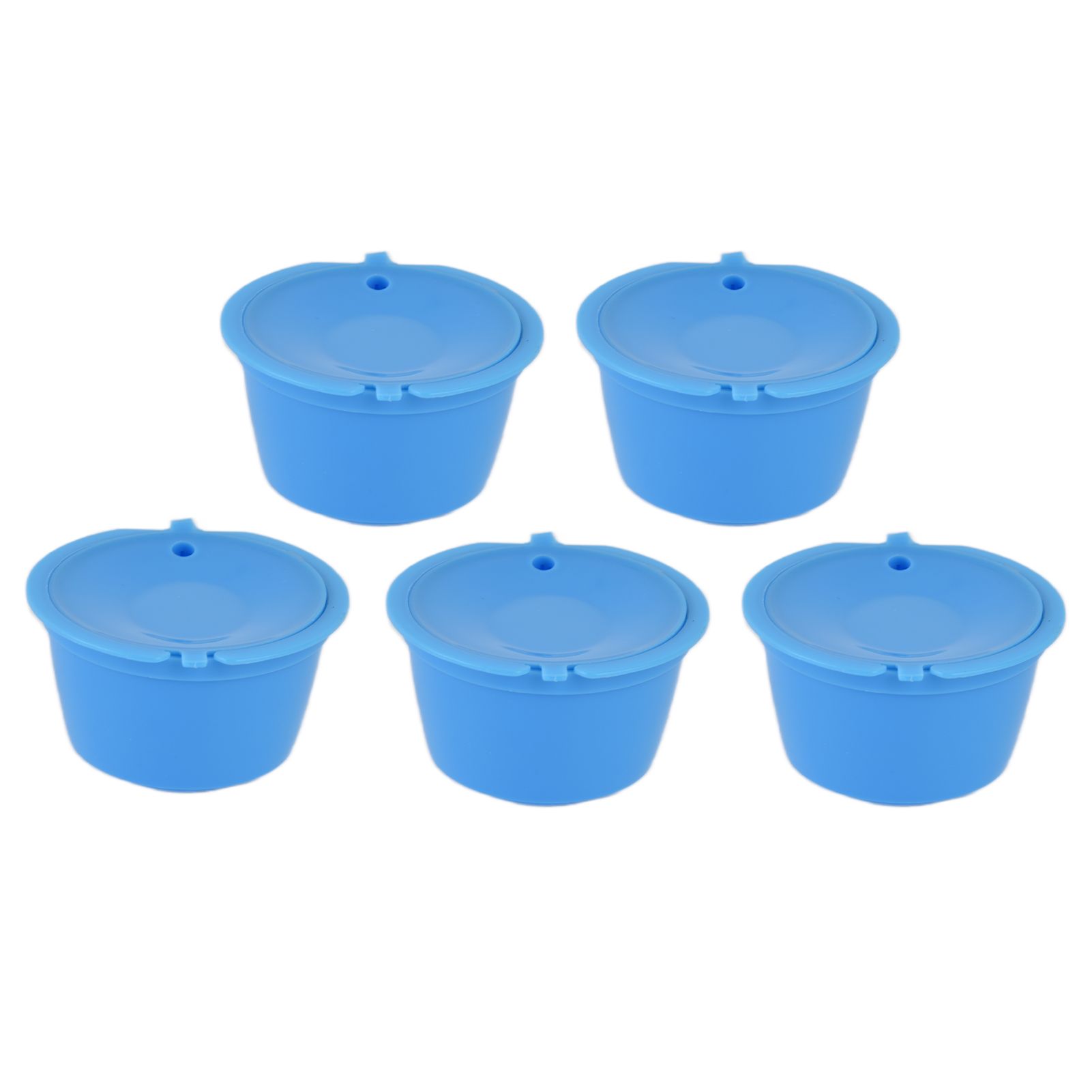 5Pcs 50ml Coffee Capsule Reusable Coffee Filter Cup with Spoon for DOLCE GUSTO view 10