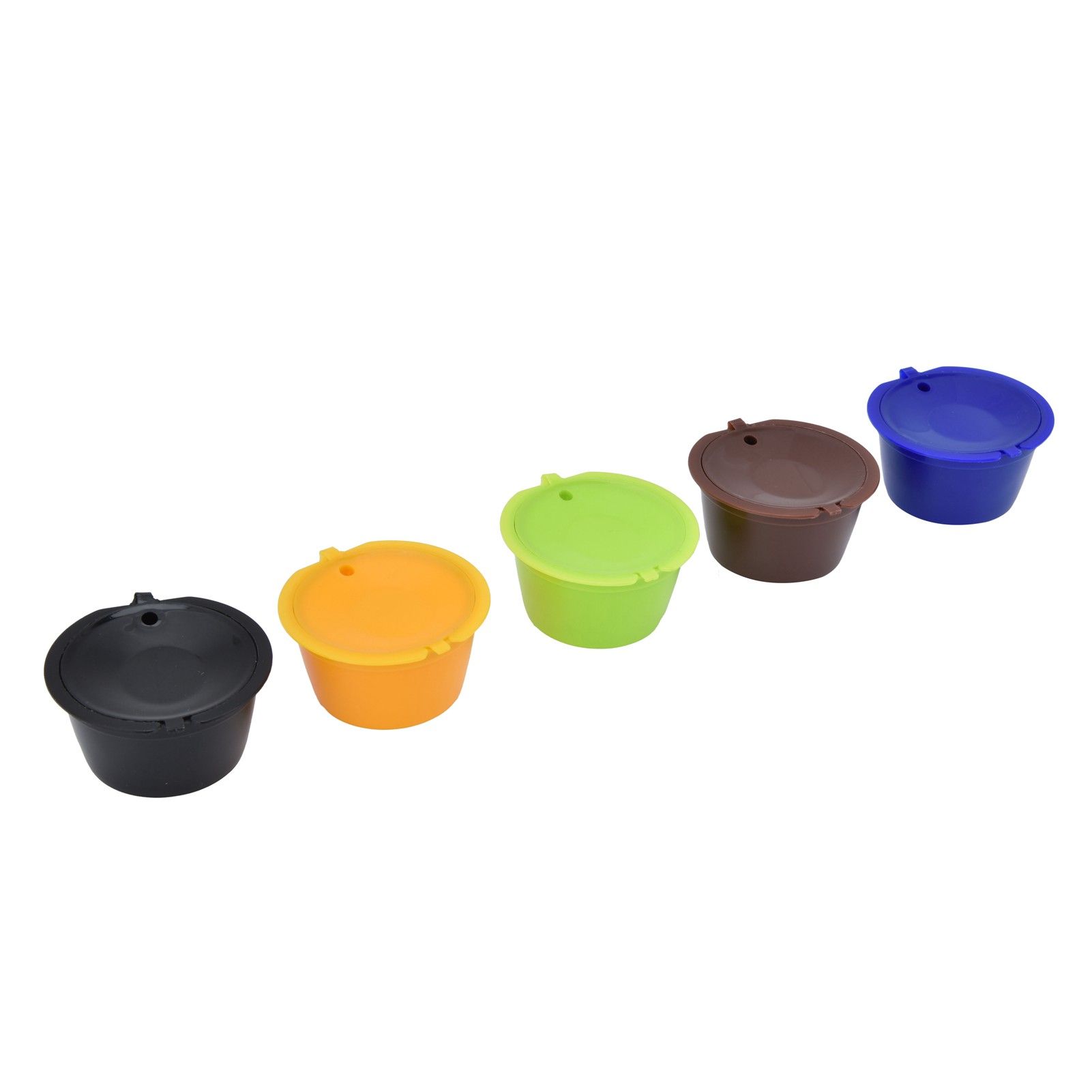 5Pcs Reusable Coffee Pod 50ml Refillable Coffee Capsule with Spoon Convenient view 5