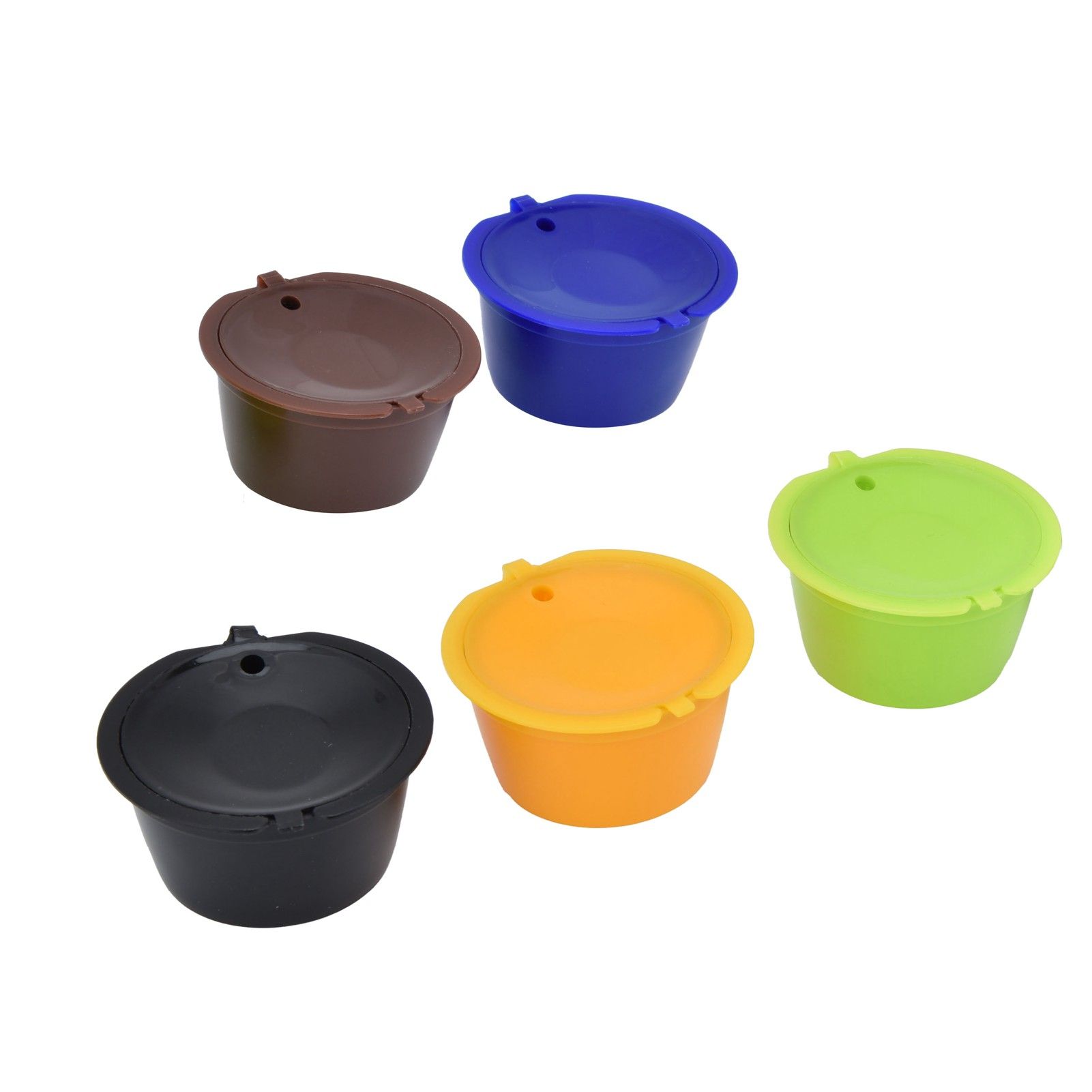5Pcs Reusable Coffee Pod 50ml Refillable Coffee Capsule with Spoon Convenient view 6