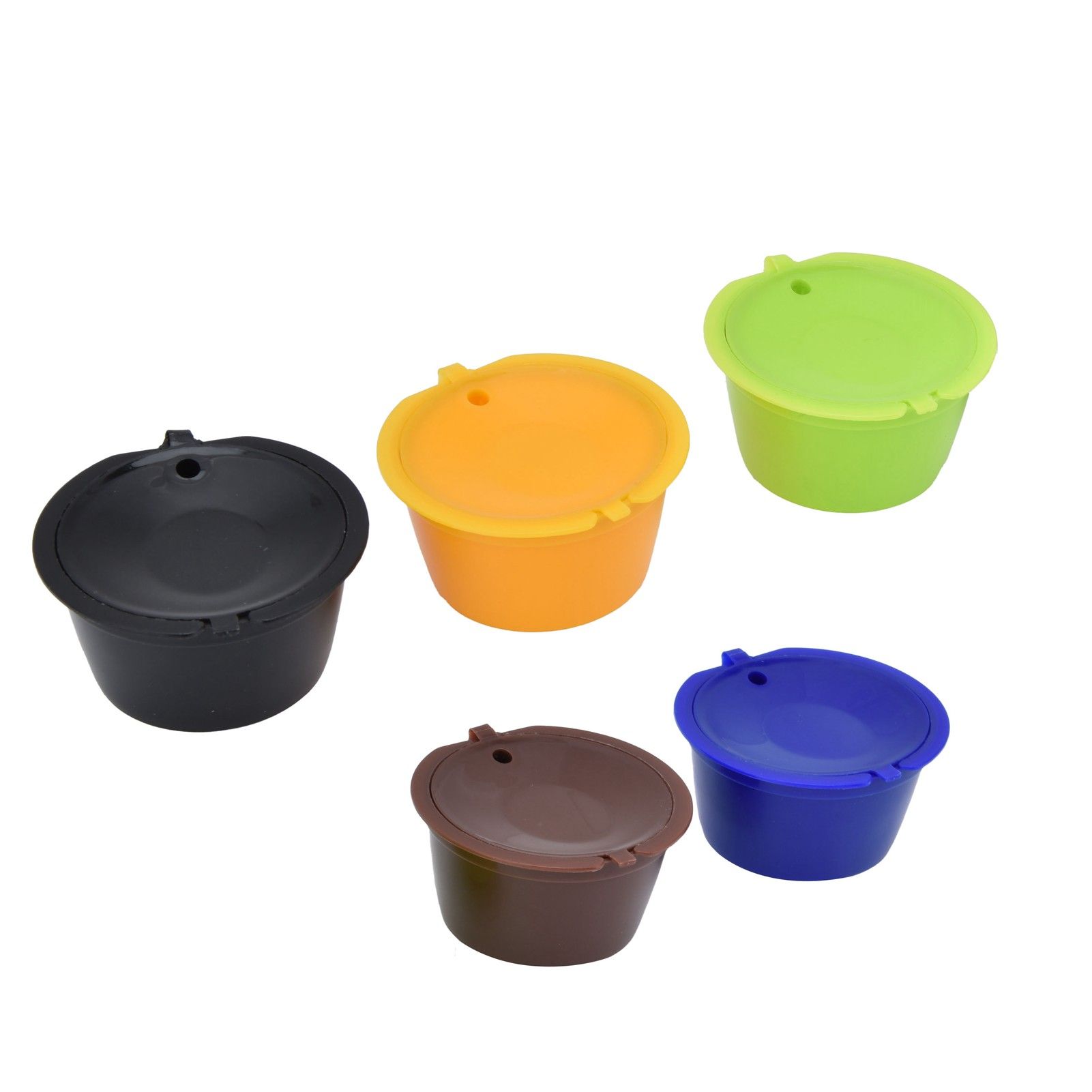 5Pcs Reusable Coffee Pod 50ml Refillable Coffee Capsule with Spoon Convenient view 7