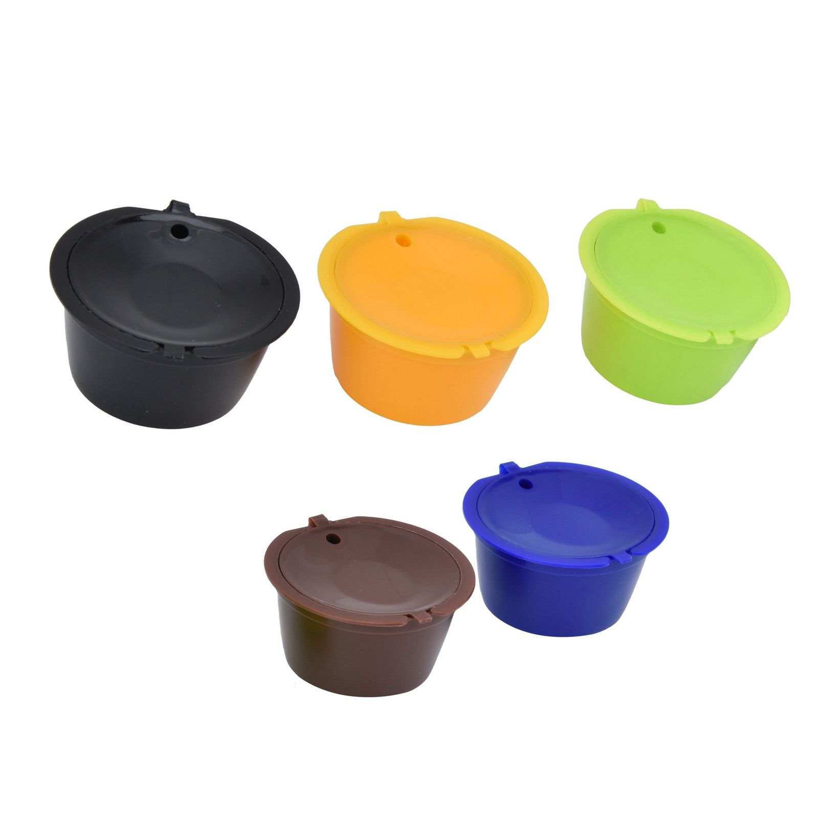 5Pcs Reusable Coffee Pod 50ml Refillable Coffee Capsule with Spoon Convenient view 8