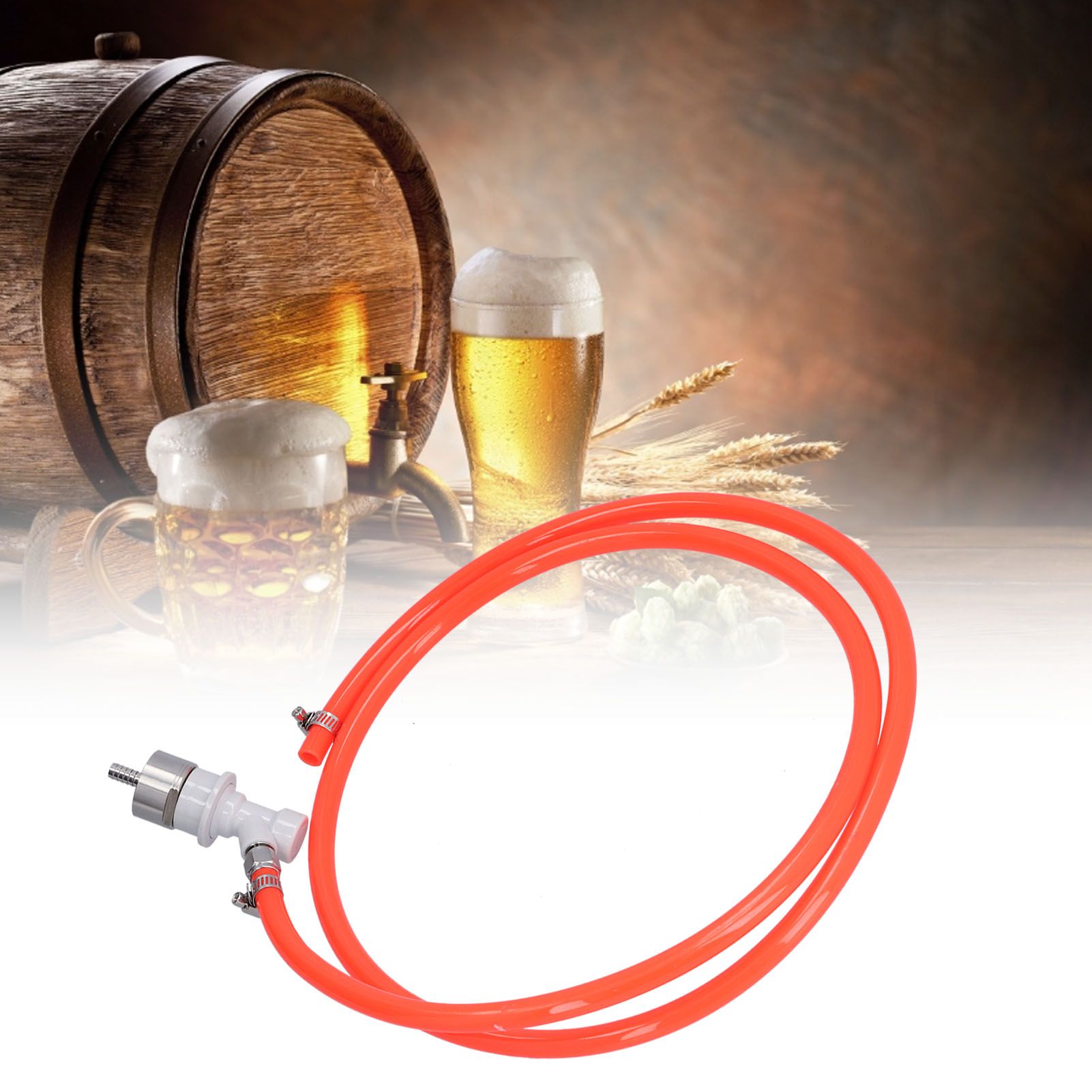 1.7M Ball Lock Beer Line Assembly with 5/16in Carbonation Cap Beer Keg view 11