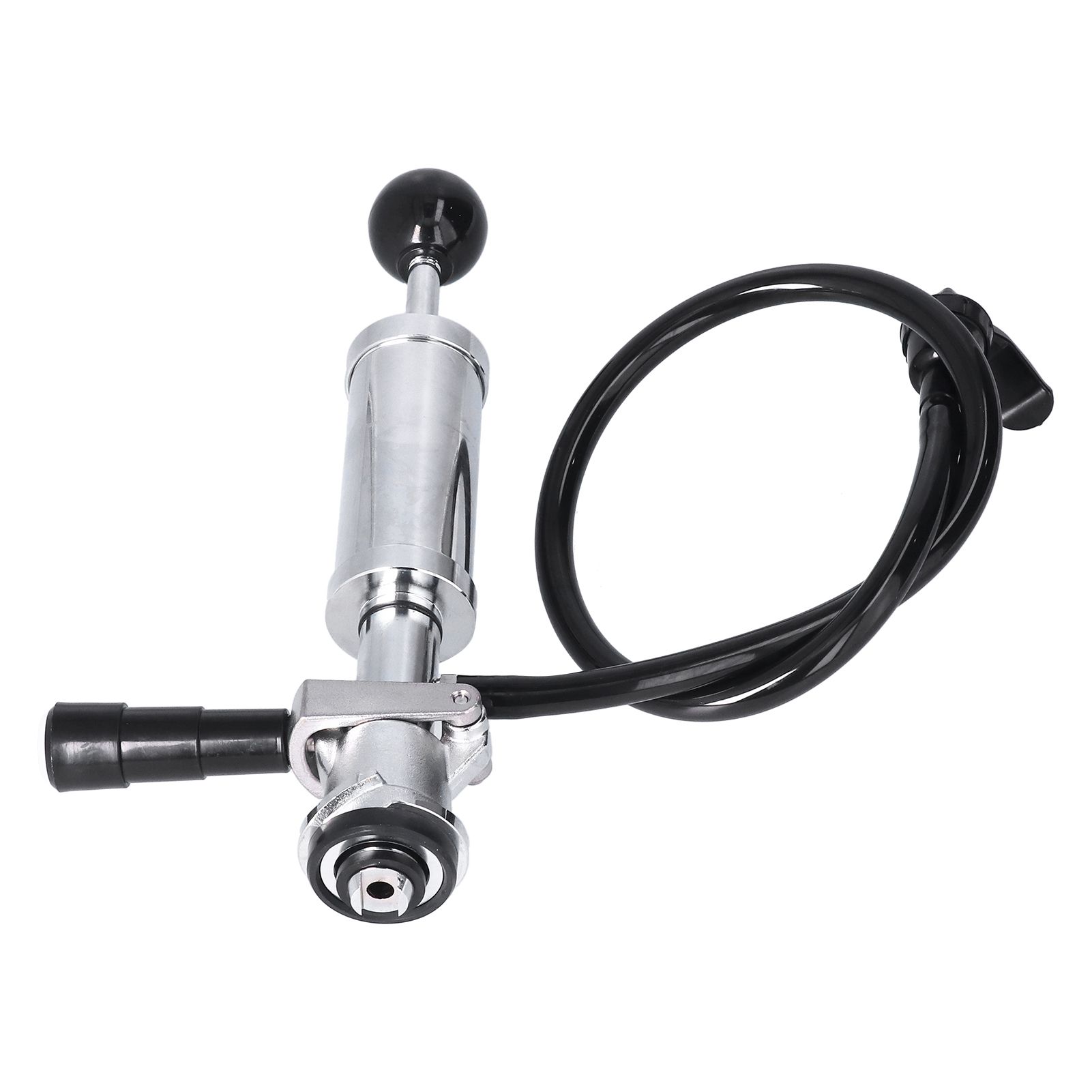Beer Keg Pump with Black Beer Faucet Stainless Steel Draft Beer Party Pump for view 2