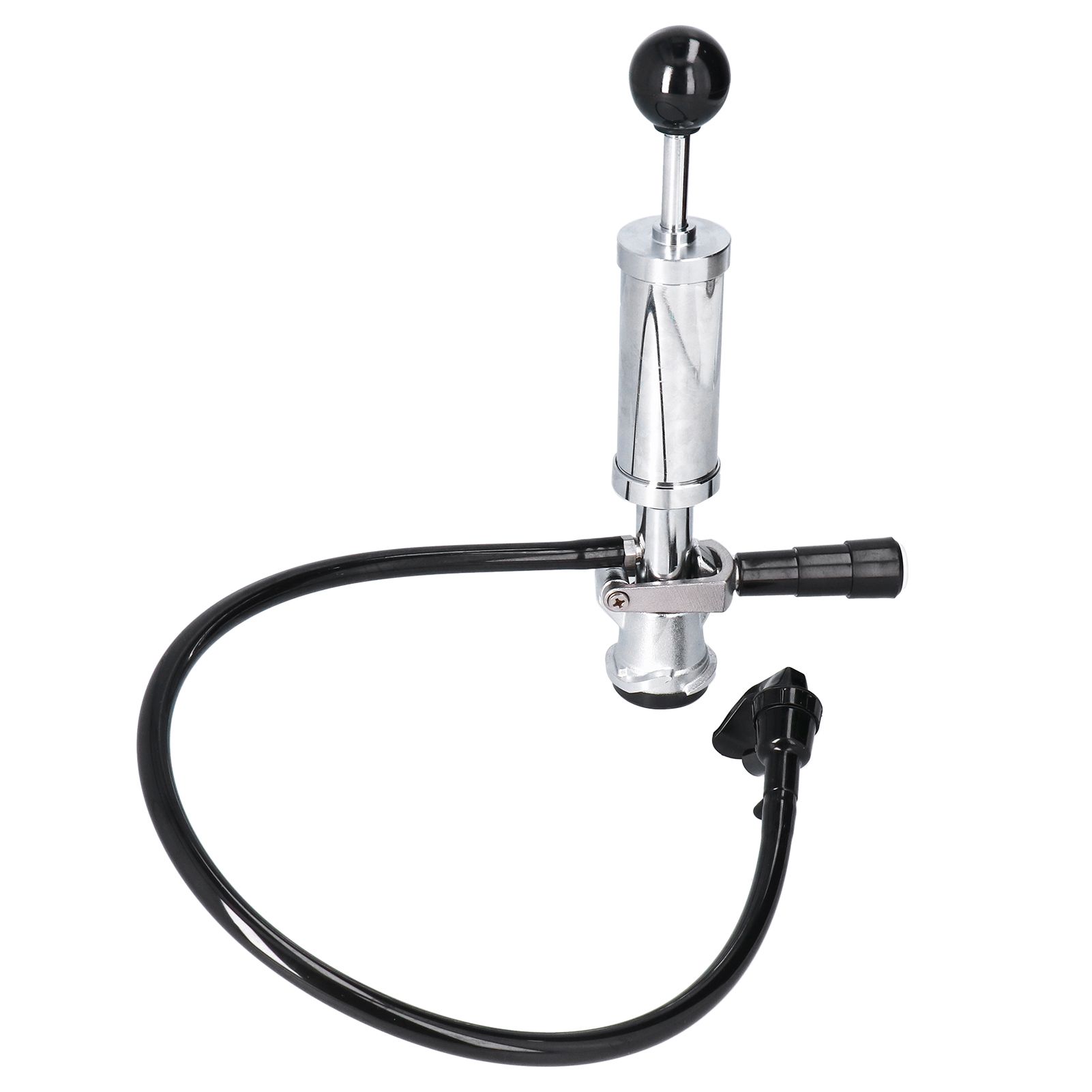 Beer Keg Pump with Black Beer Faucet Stainless Steel Draft Beer Party Pump for view 3
