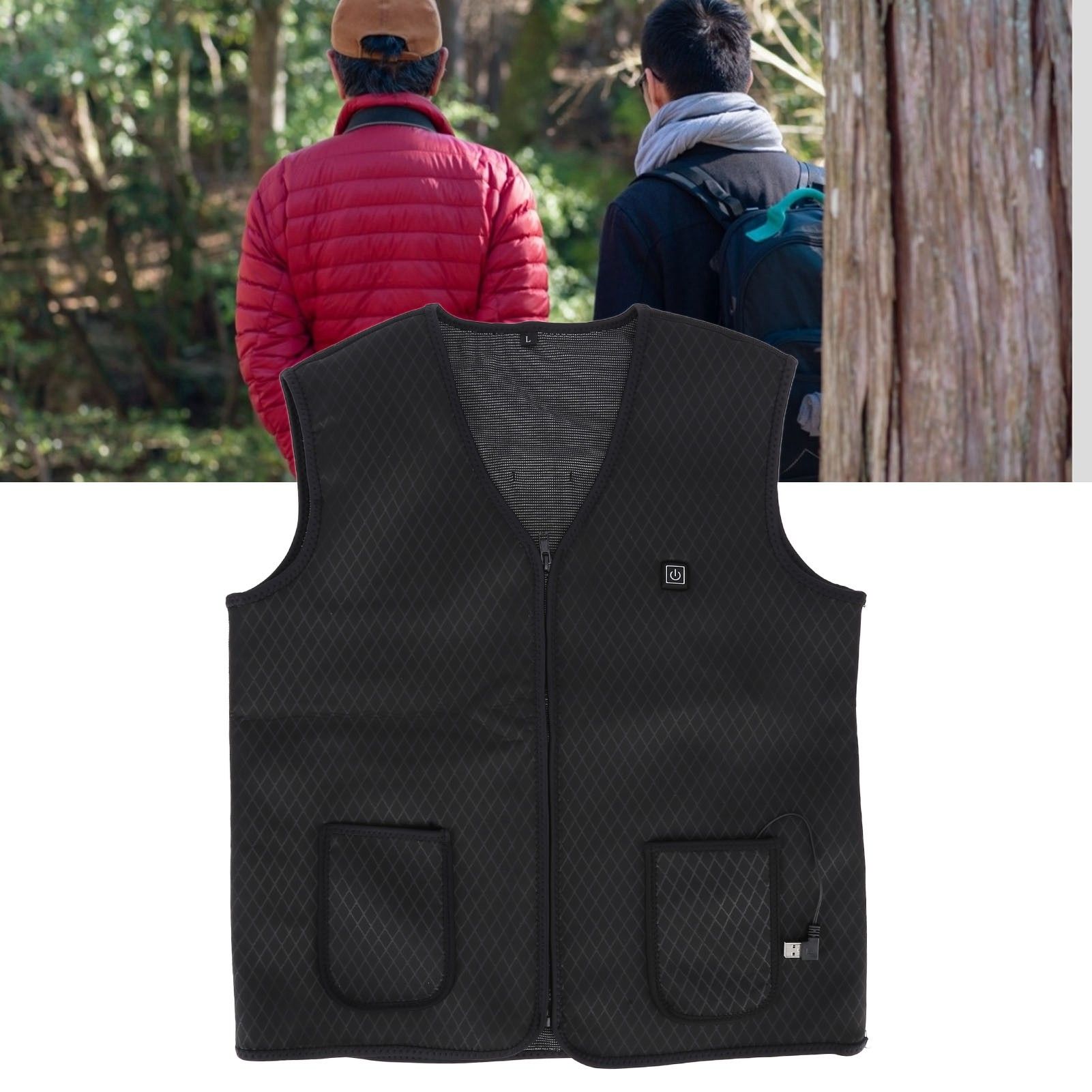 Vest Winter Heating Vest USB Three Speed Temperature Control Heating Vest view 11