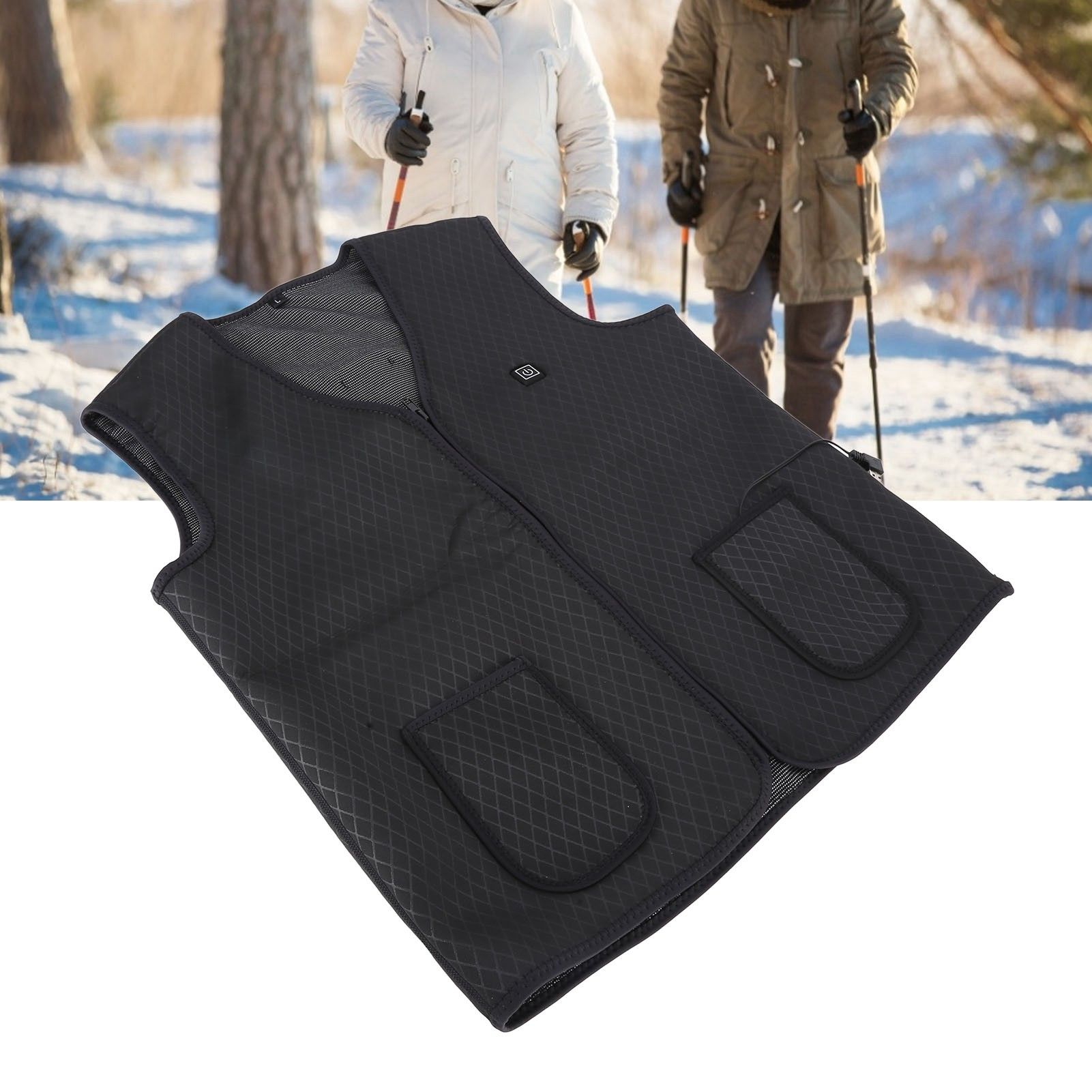Vest Winter Heating Vest USB Three Speed Temperature Control Heating Vest view 12