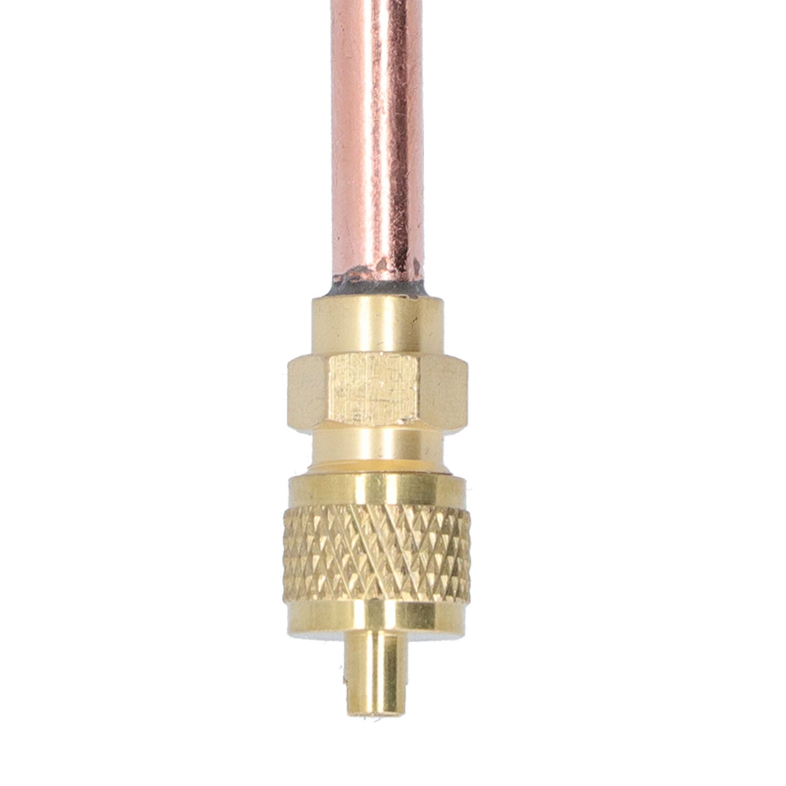 10Pcs 1/4SAE HVAC Filling Access Valves Air Conditioner Brass Check Valve for view 14