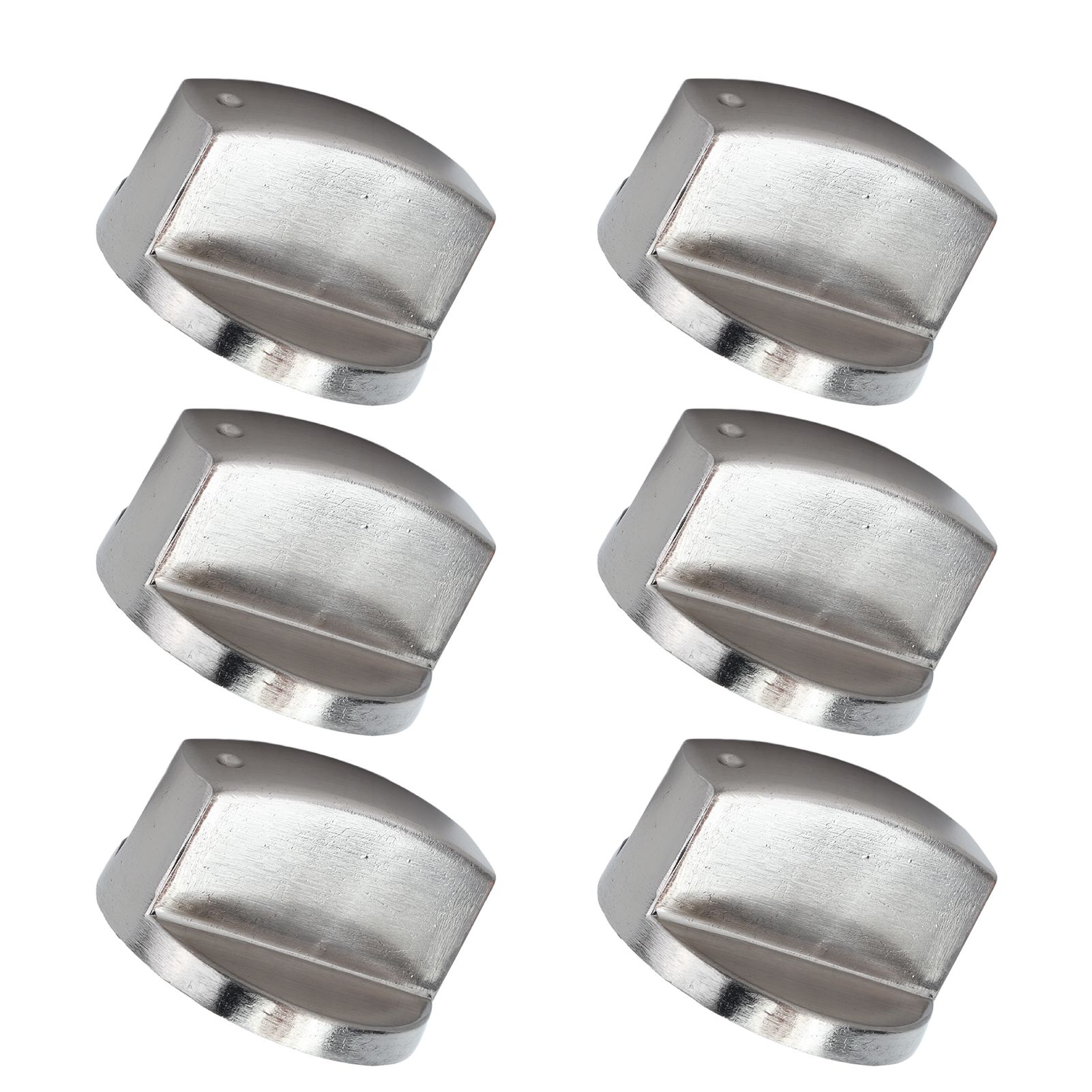 6Pcs 8mm Rotate Knob Zinc Alloy Control Knob Replacement for Kitchen Range Gas view 2