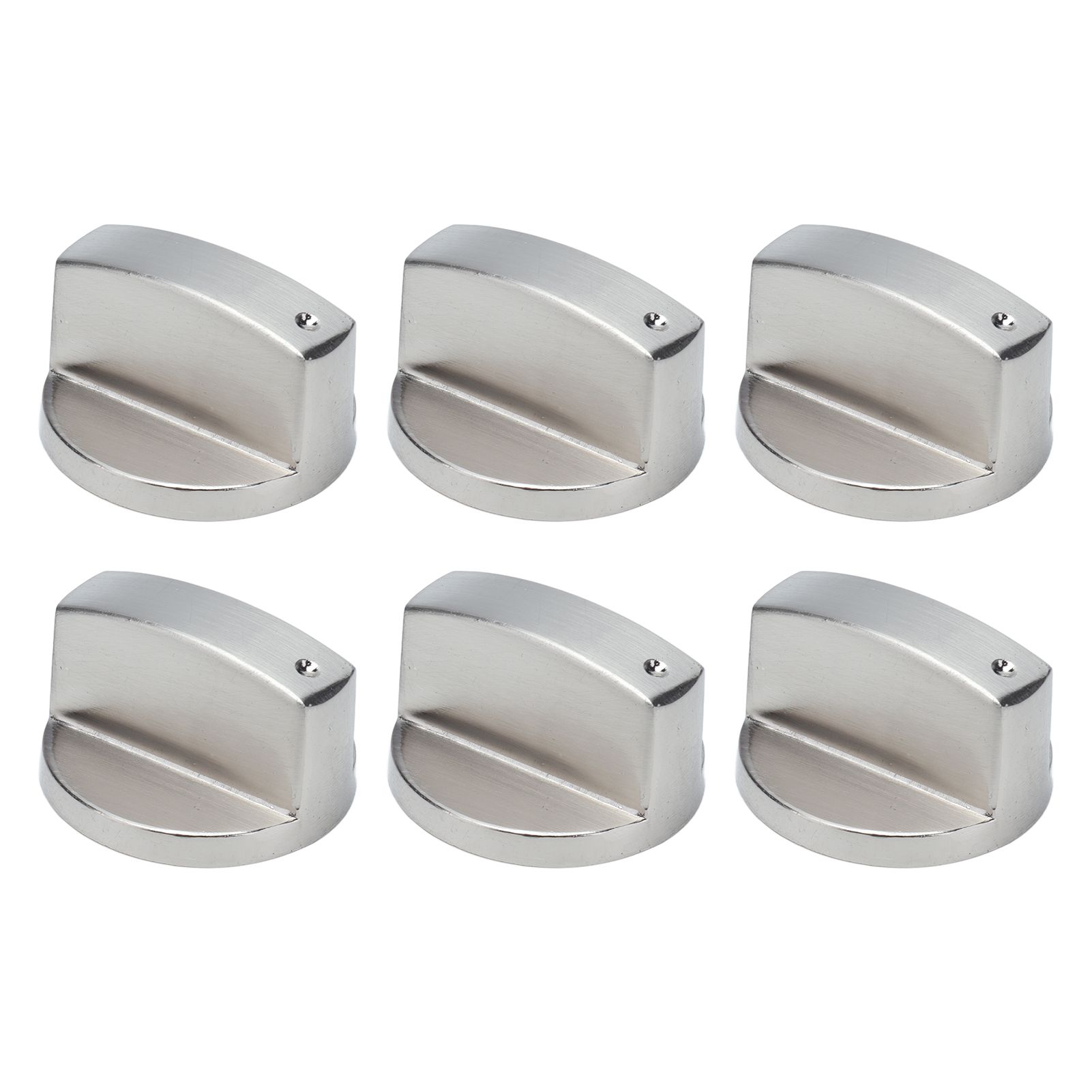 6Pcs 8mm Rotate Knob Zinc Alloy Control Knob Replacement for Kitchen Range Gas view 4