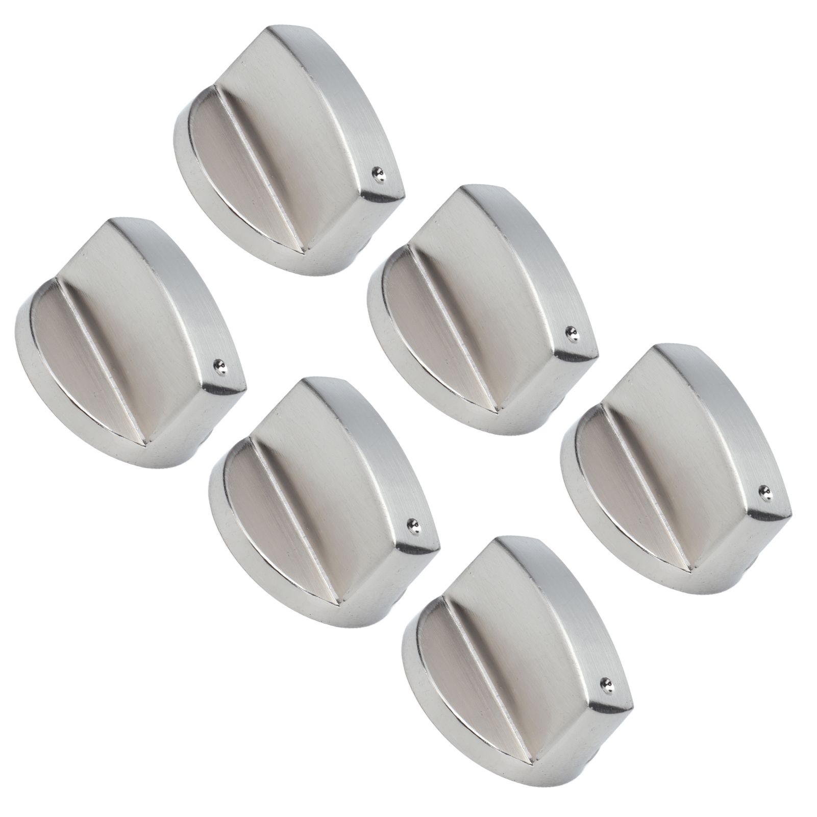 6Pcs 8mm Rotate Knob Zinc Alloy Control Knob Replacement for Kitchen Range Gas view 6
