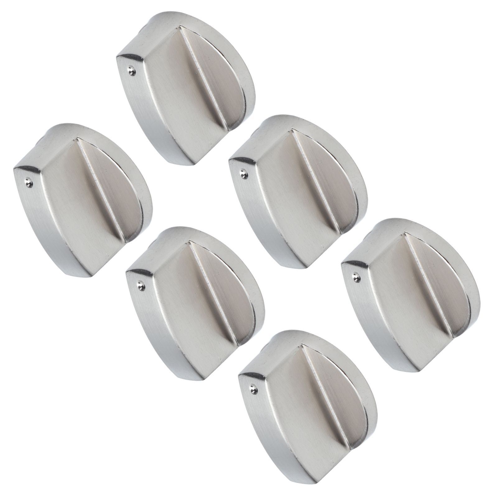 6Pcs 8mm Rotate Knob Zinc Alloy Control Knob Replacement for Kitchen Range Gas view 10
