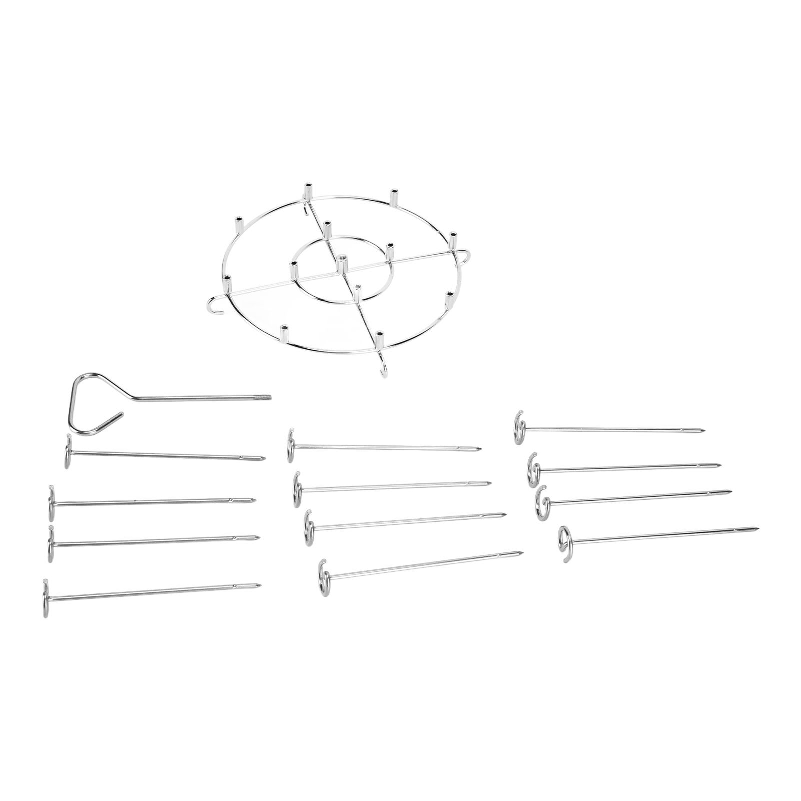304 Stainless Steel Skewers Stand Set Multifunction Grill Dehydration Rack