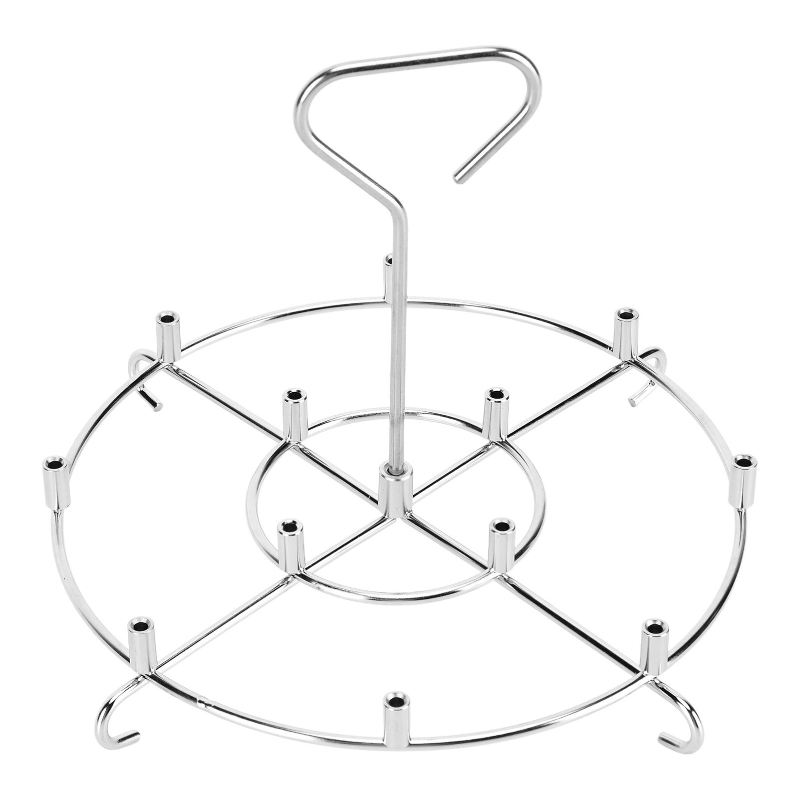 304 Stainless Steel Skewers Stand Set Multifunction Grill Dehydration Rack view 5