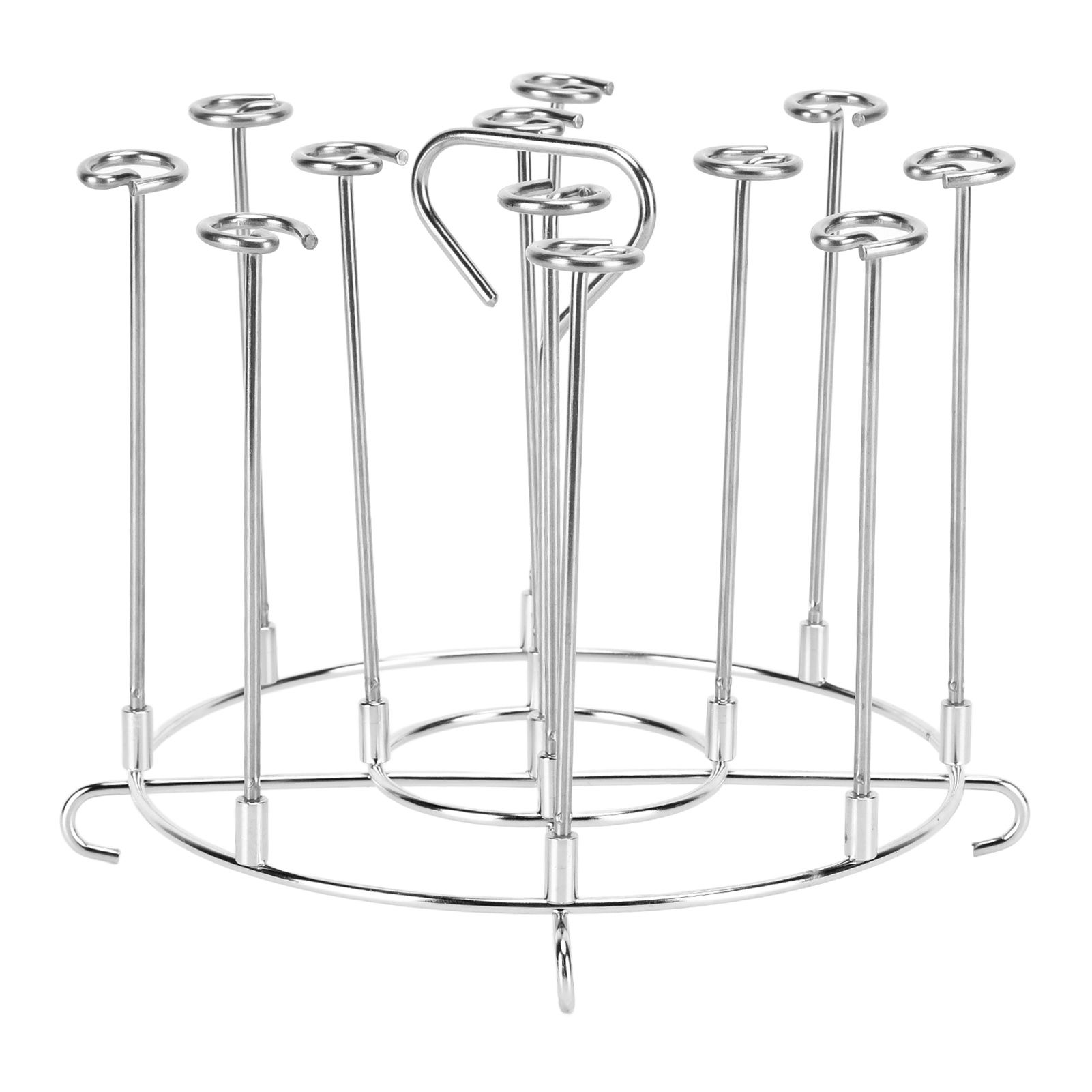 304 Stainless Steel Skewers Stand Set Multifunction Grill Dehydration Rack view 7
