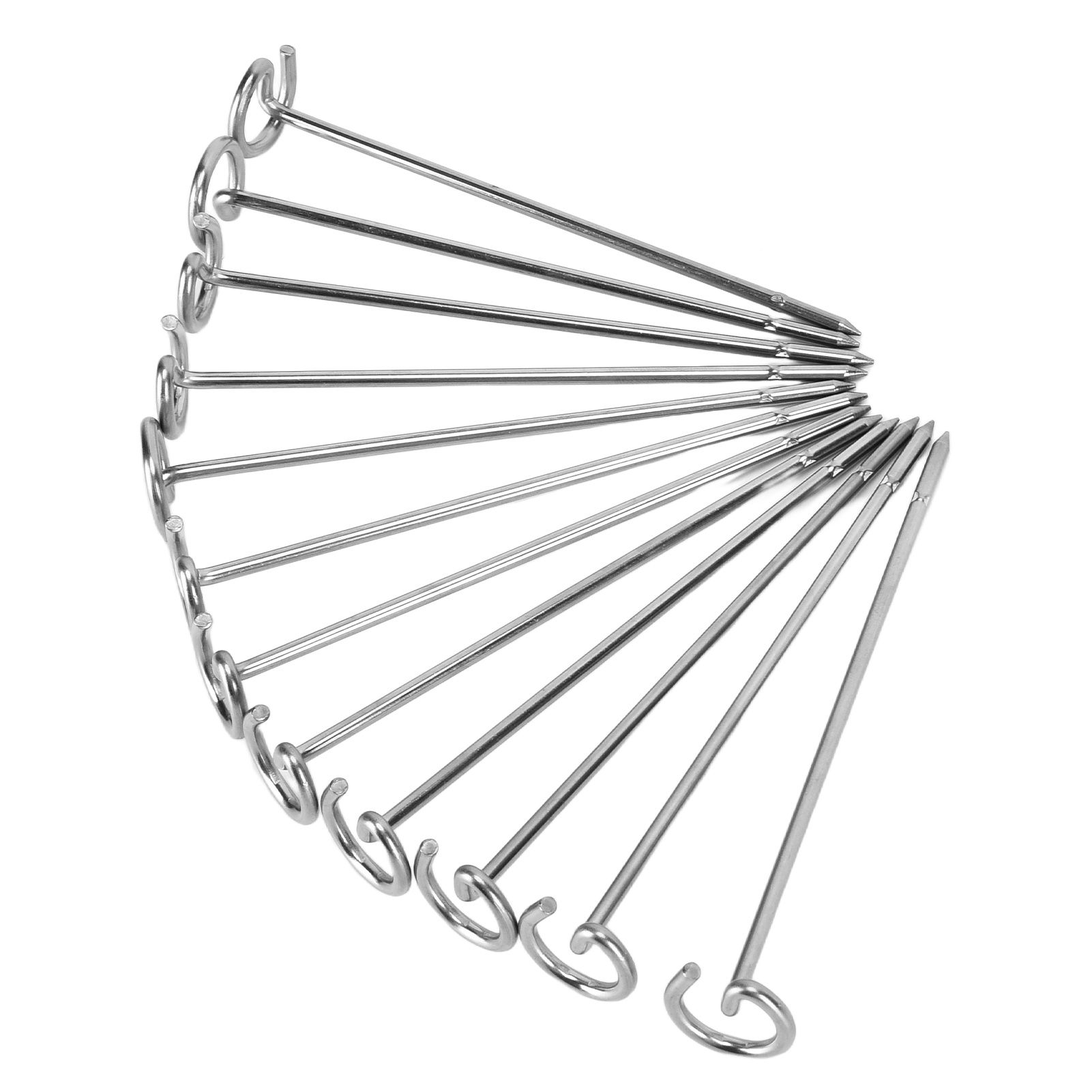 304 Stainless Steel Skewers Stand Set Multifunction Grill Dehydration Rack view 10