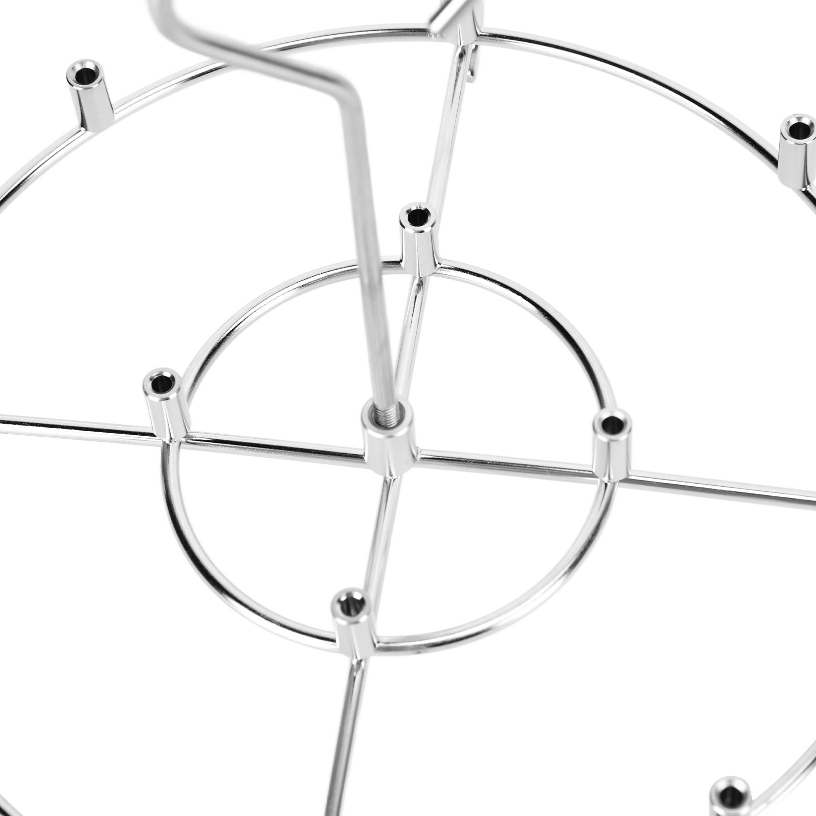 304 Stainless Steel Skewers Stand Set Multifunction Grill Dehydration Rack view 14