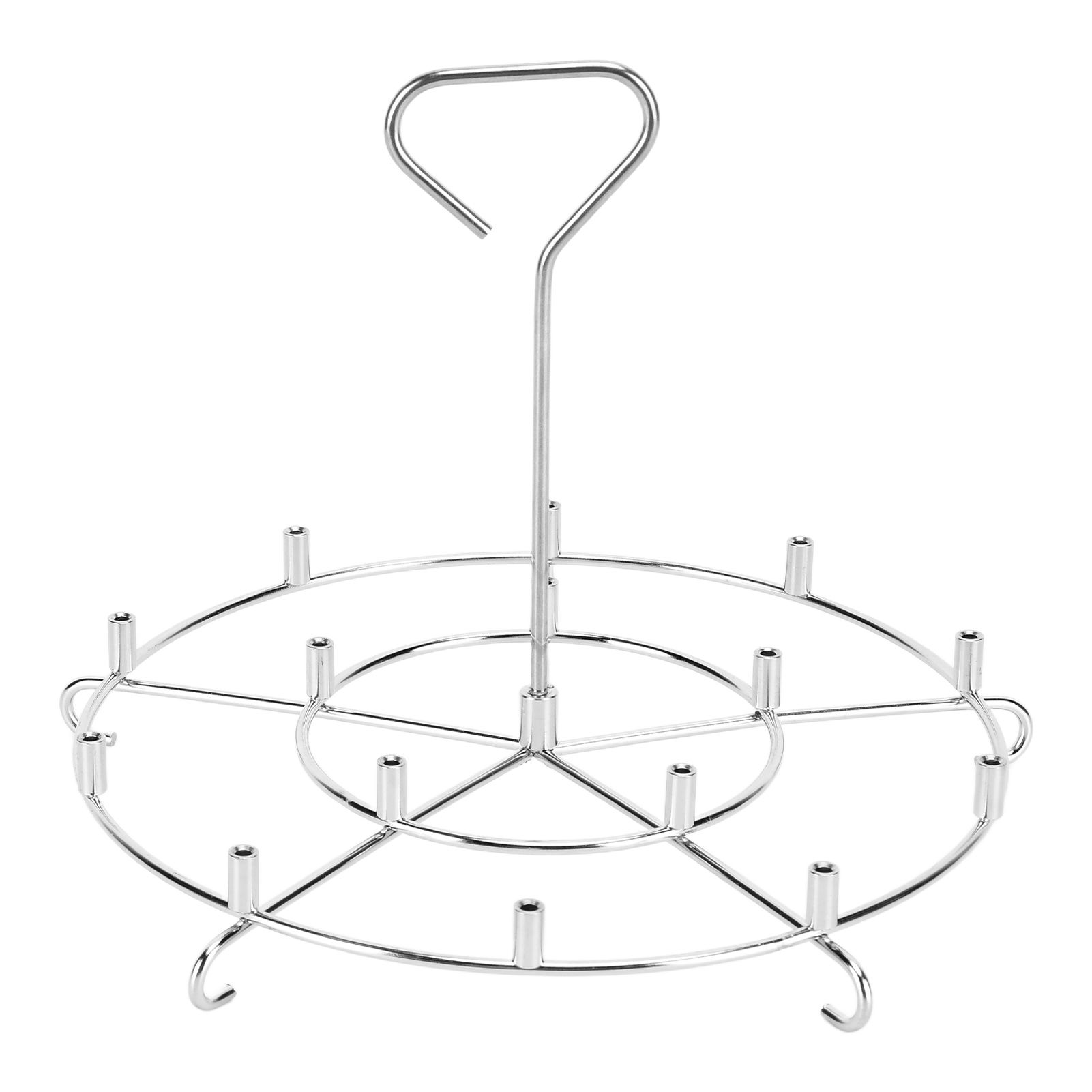 304 Stainless Steel Skewers Stand Set Multifunction Grill Dehydration Rack view 7