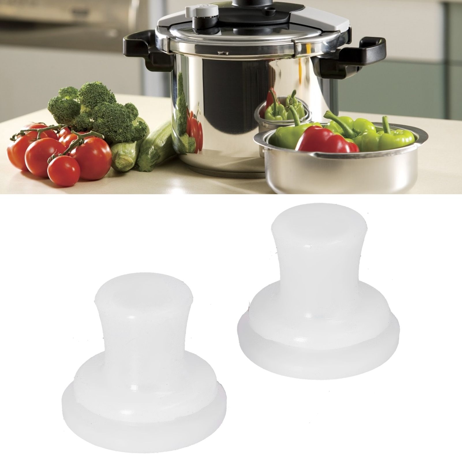 20PCS Pressure Cooker Inner Cover Accessory Universal Silicone Center Fixed view 11