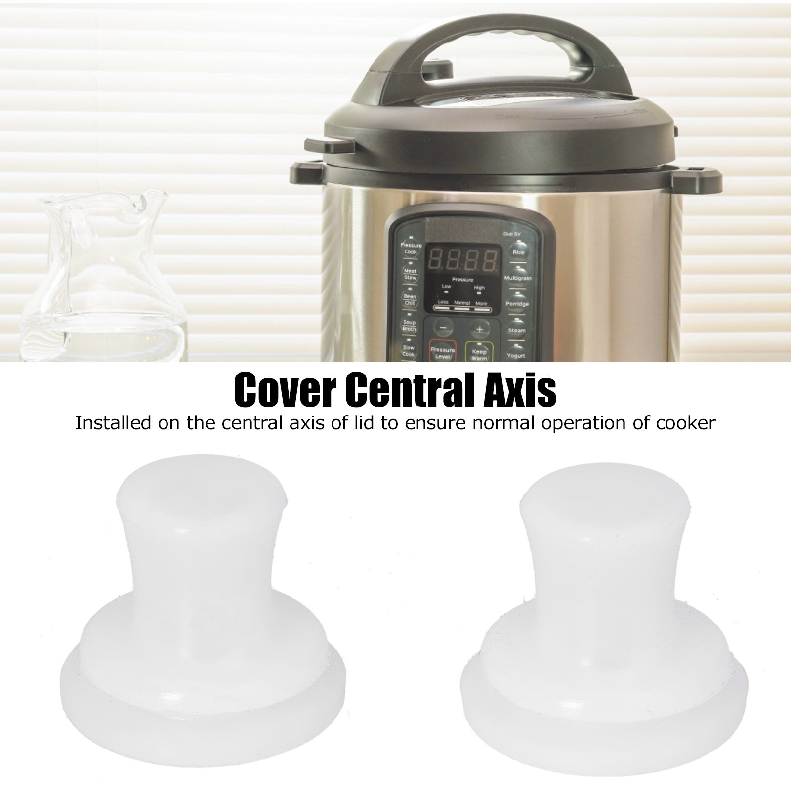 20PCS Pressure Cooker Inner Cover Accessory Universal Silicone Center Fixed view 14