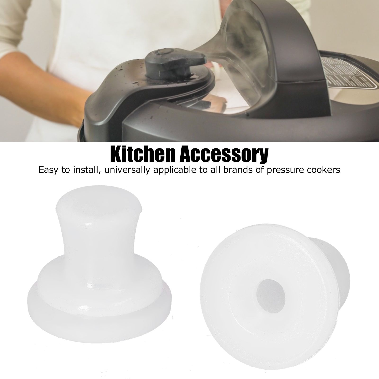 20PCS Pressure Cooker Inner Cover Accessory Universal Silicone Center Fixed view 15