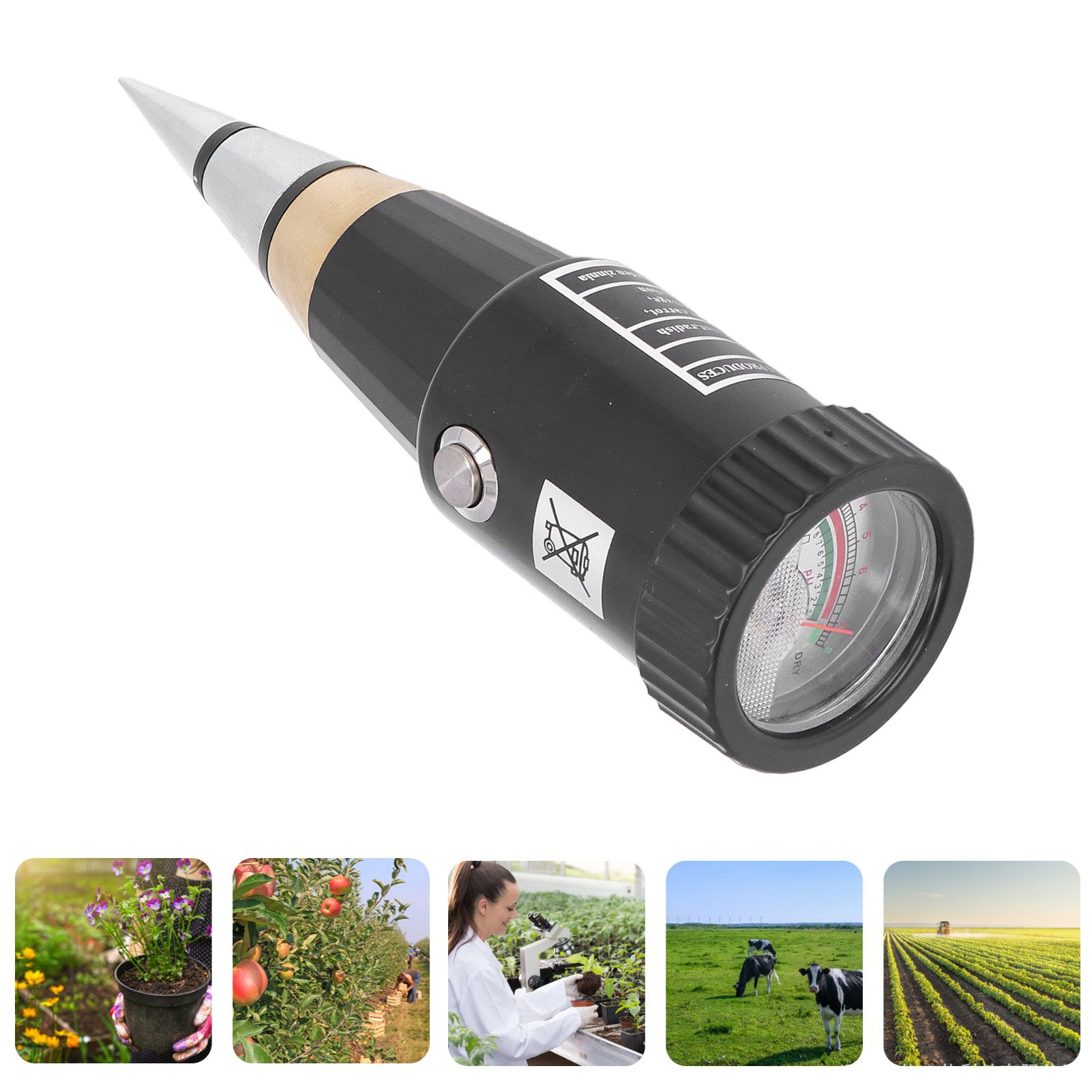2 in 1 Soil Tester Soil Moisture PH Meter Hygrometer Plant Water Meter for view 11