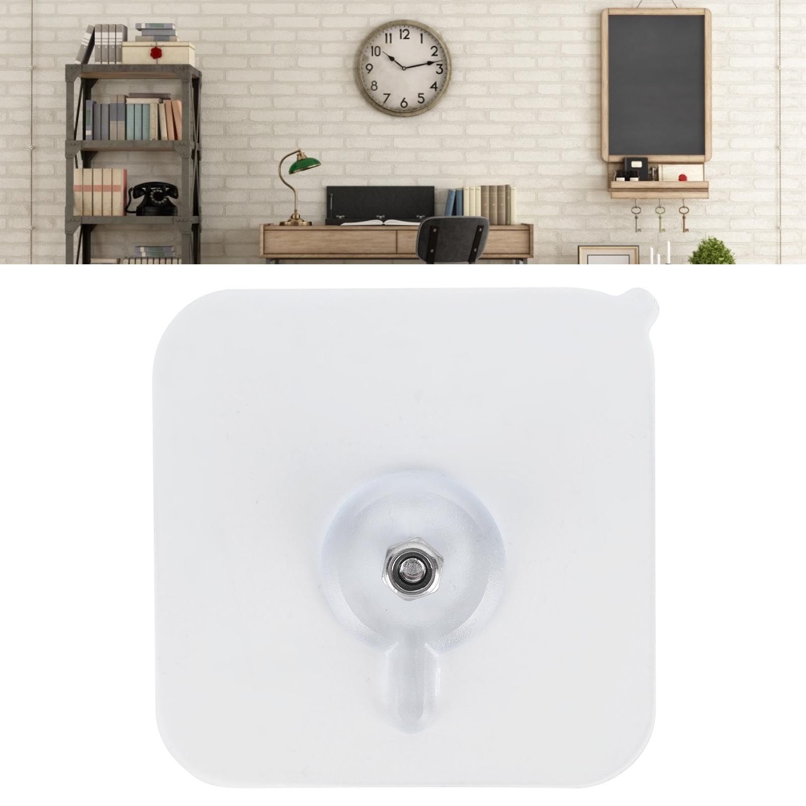 Adhesive Hooks for Wall Clocks Without Perforation and Traceless Ceramic Tile view 12