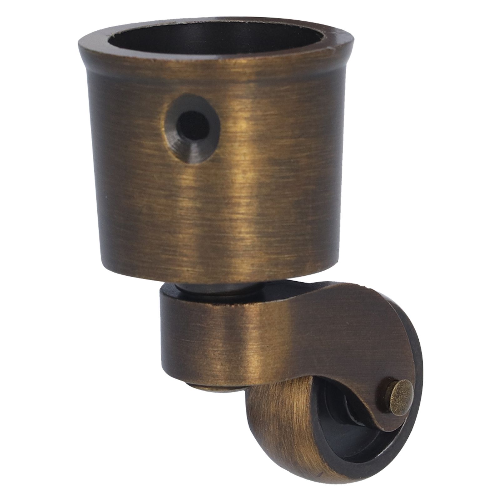 Round Cup Caster Zinc Alloy Vintage Matt Exquisite Sturdy Durable Stable view 2