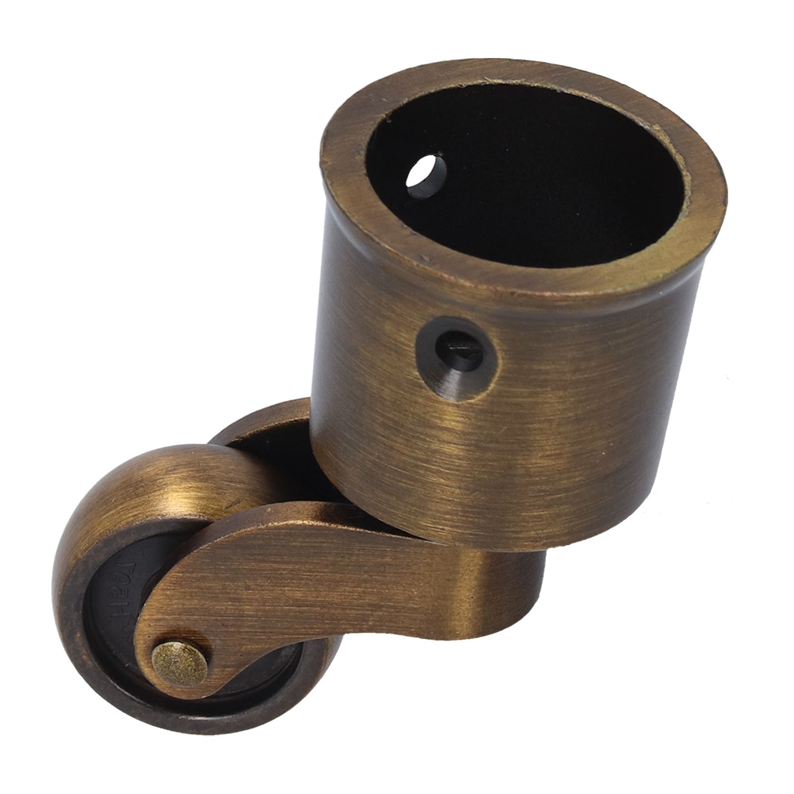 Round Cup Caster Zinc Alloy Vintage Matt Exquisite Sturdy Durable Stable view 3
