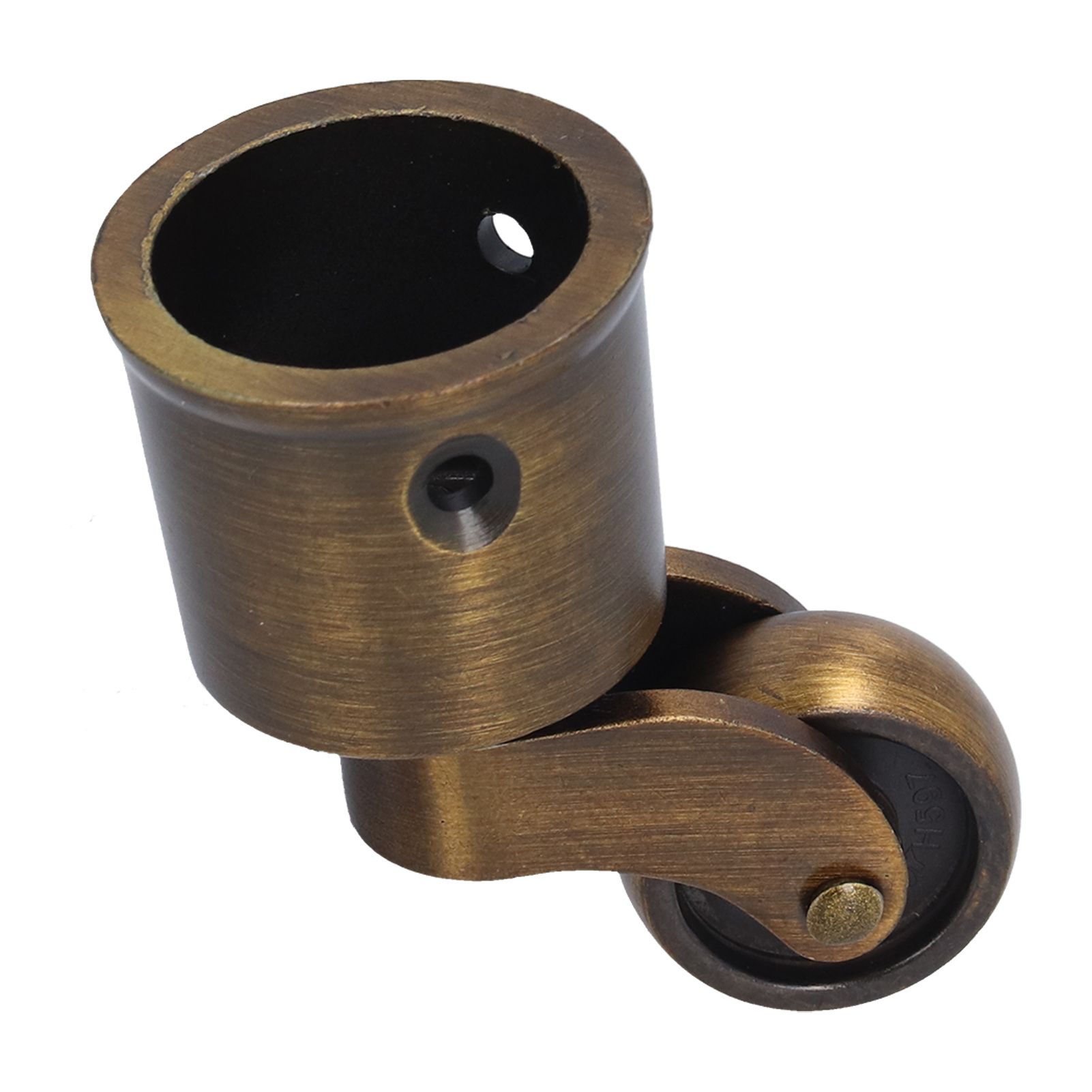Round Cup Caster Zinc Alloy Vintage Matt Exquisite Sturdy Durable Stable view 4
