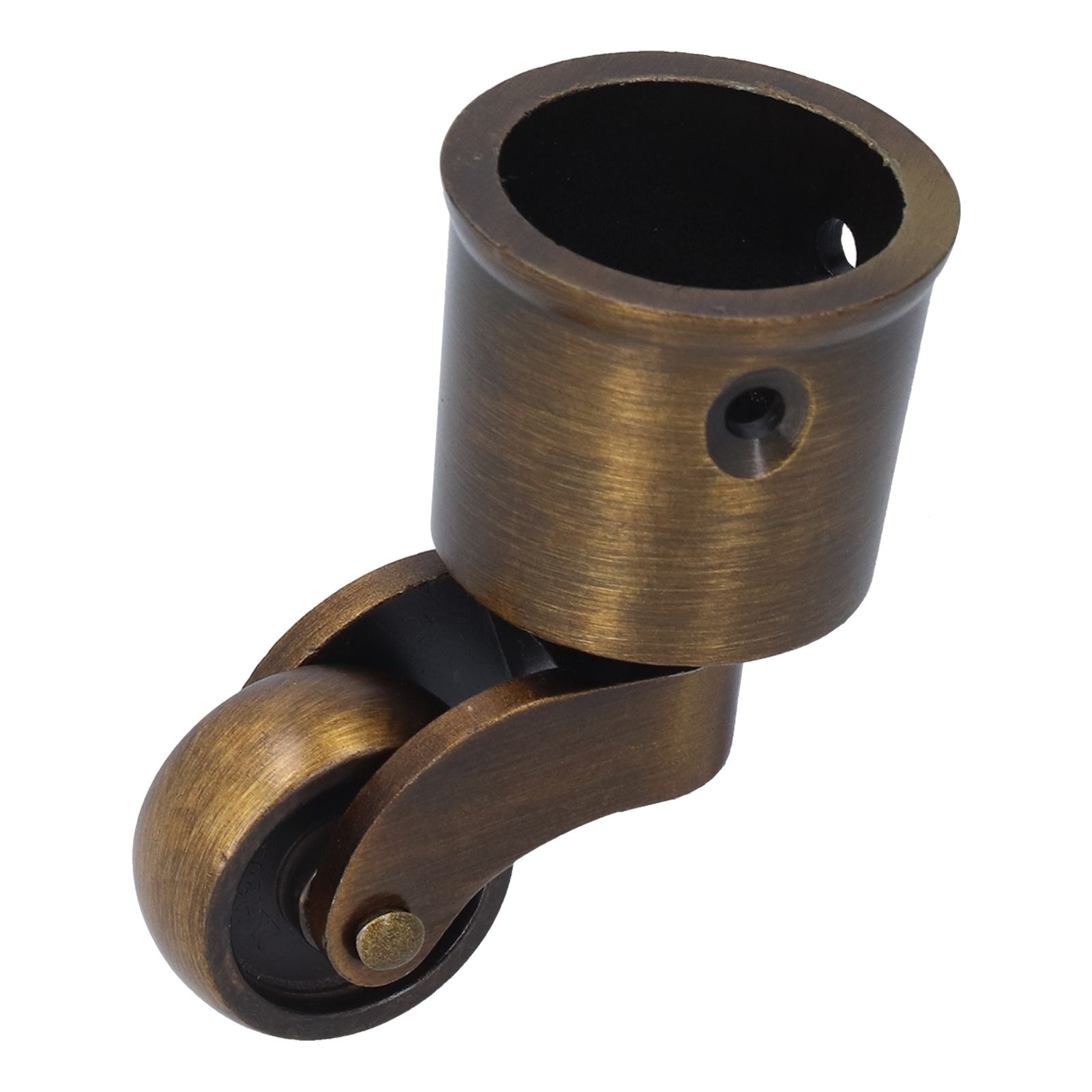 Round Cup Caster Zinc Alloy Vintage Matt Exquisite Sturdy Durable Stable view 5