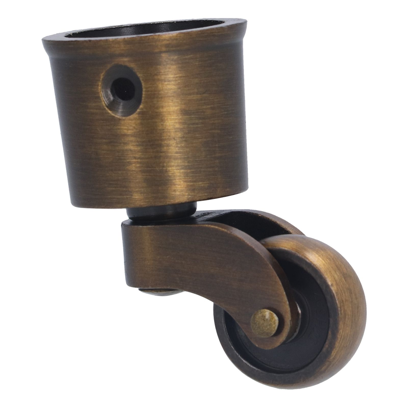 Round Cup Caster Zinc Alloy Vintage Matt Exquisite Sturdy Durable Stable view 7