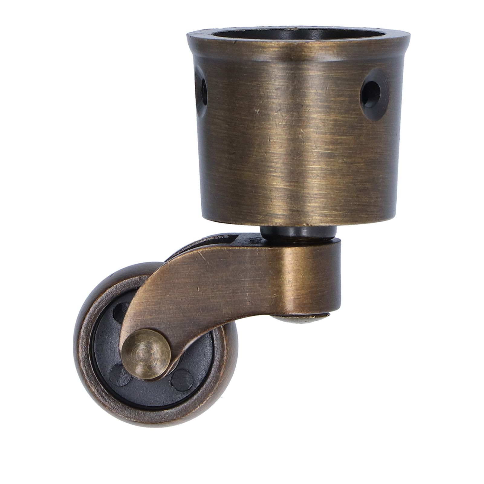 Round Cup Caster Zinc Alloy Vintage Matt Exquisite Sturdy Durable Stable view 10
