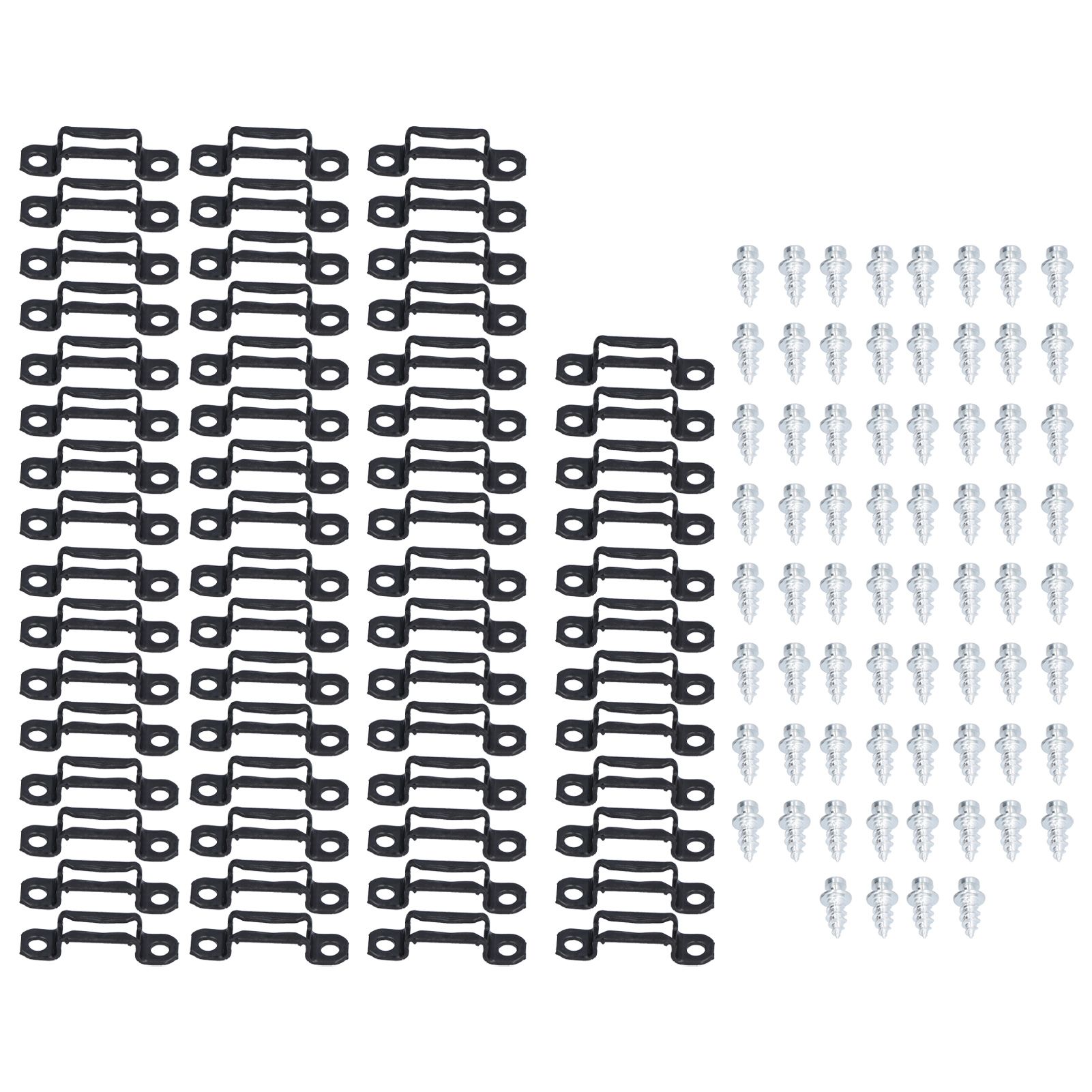 60 Set 2in 1 Furniture Concealed Connector Slide Buckle Fastener for Cabinet — image 1