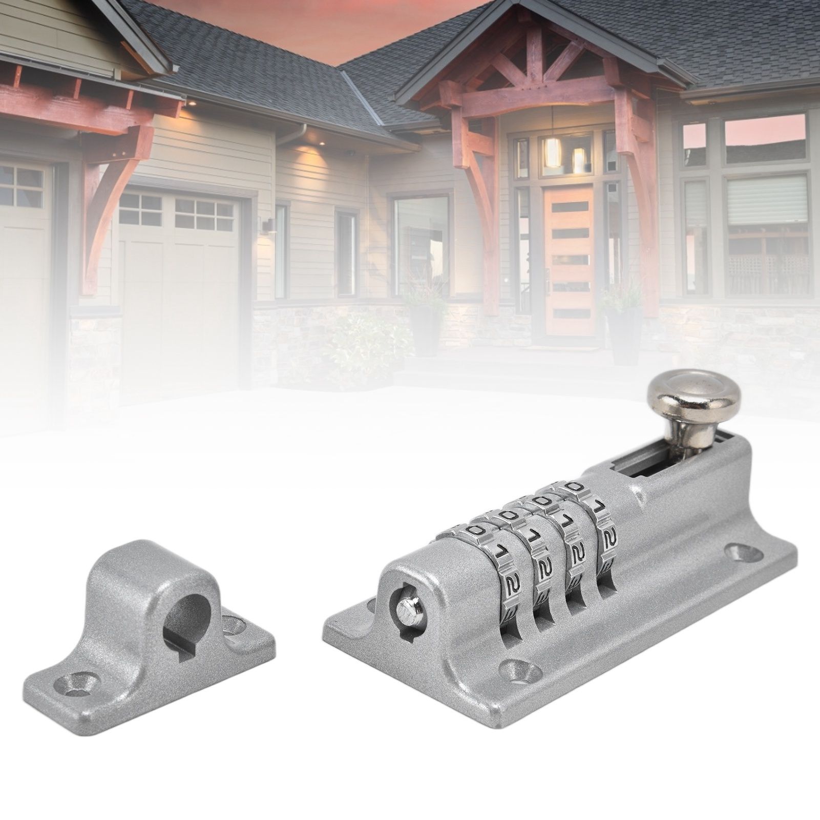 Combination Locking Bolt Safe Password Durable Rust Resistant Coating 4 Digit view 11
