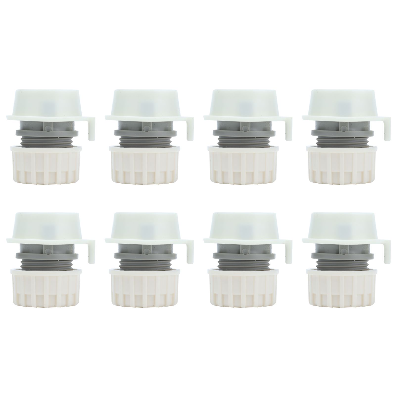 8Pcs Lock Type Faucet Quick Connector G1/2 Hose Faucet Coupling Adapter — image 1