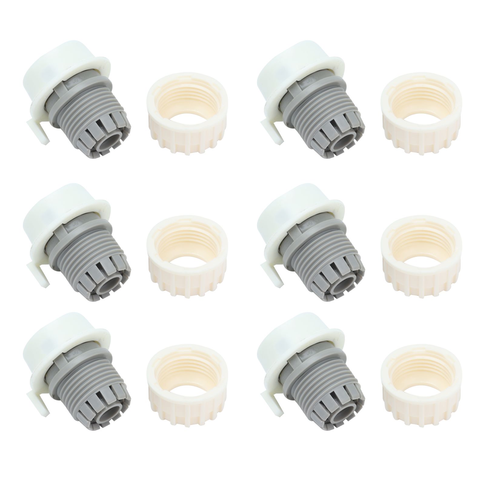 8Pcs Lock Type Faucet Quick Connector G1/2 Hose Faucet Coupling Adapter view 4