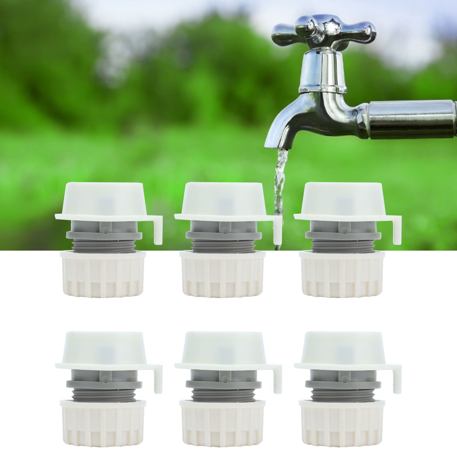 8Pcs Lock Type Faucet Quick Connector G1/2 Hose Faucet Coupling Adapter view 11