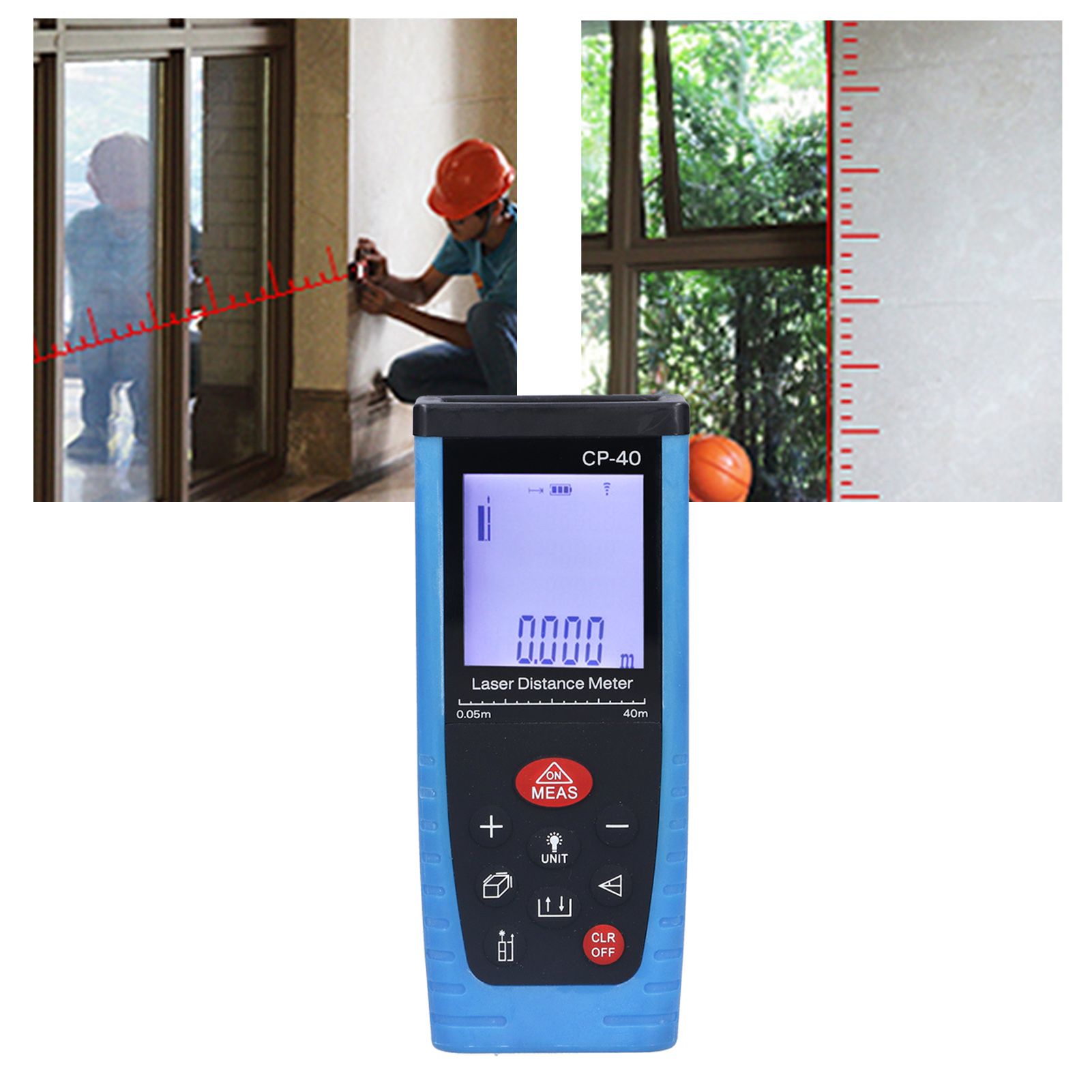 CP‑40 Handheld Laser Distance Meter Infrared Distance Measuring Equipment for view 11