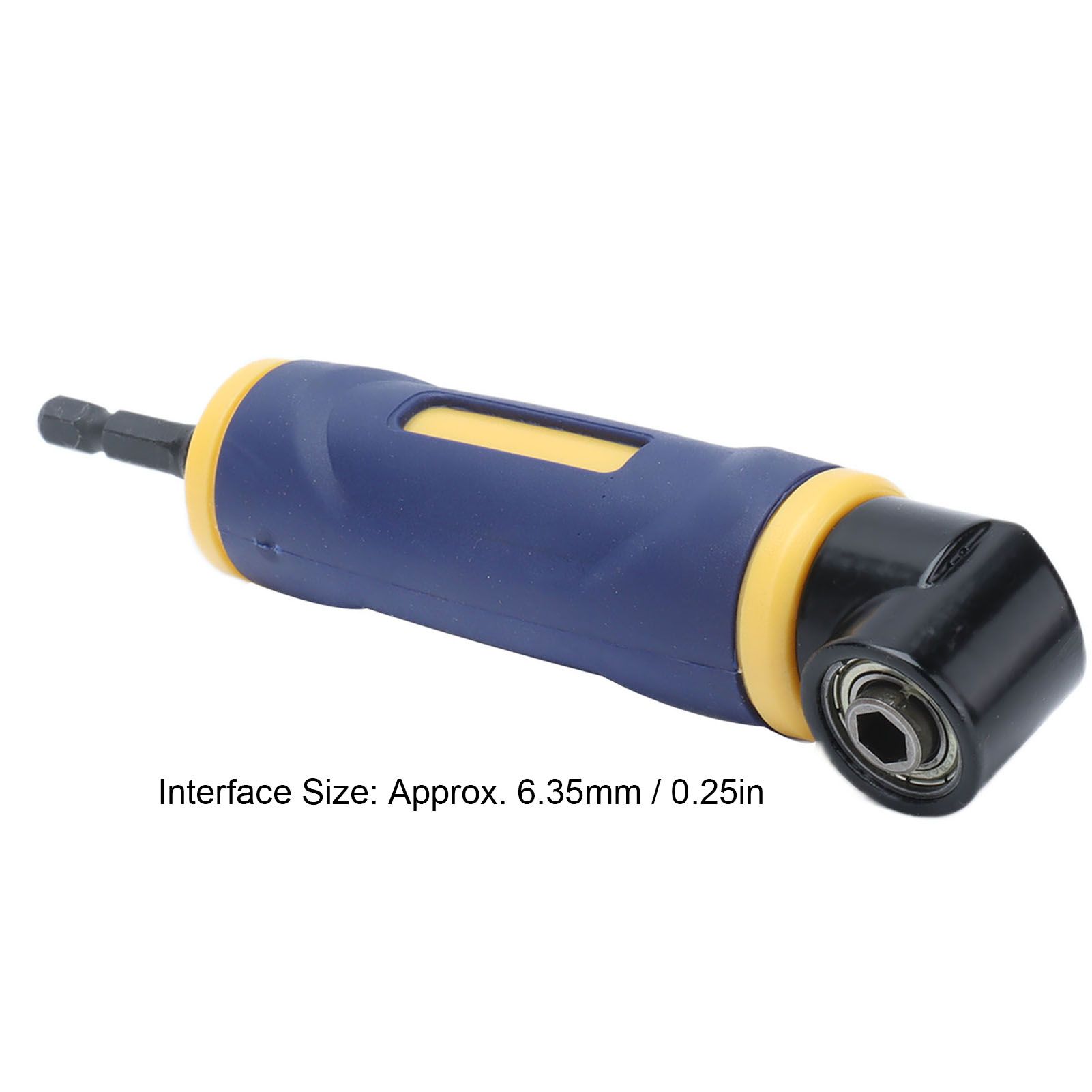 1/4in Right Angle Drill Adapter 90° Angle Hex Shank Screwdriver Drill Bit view 15