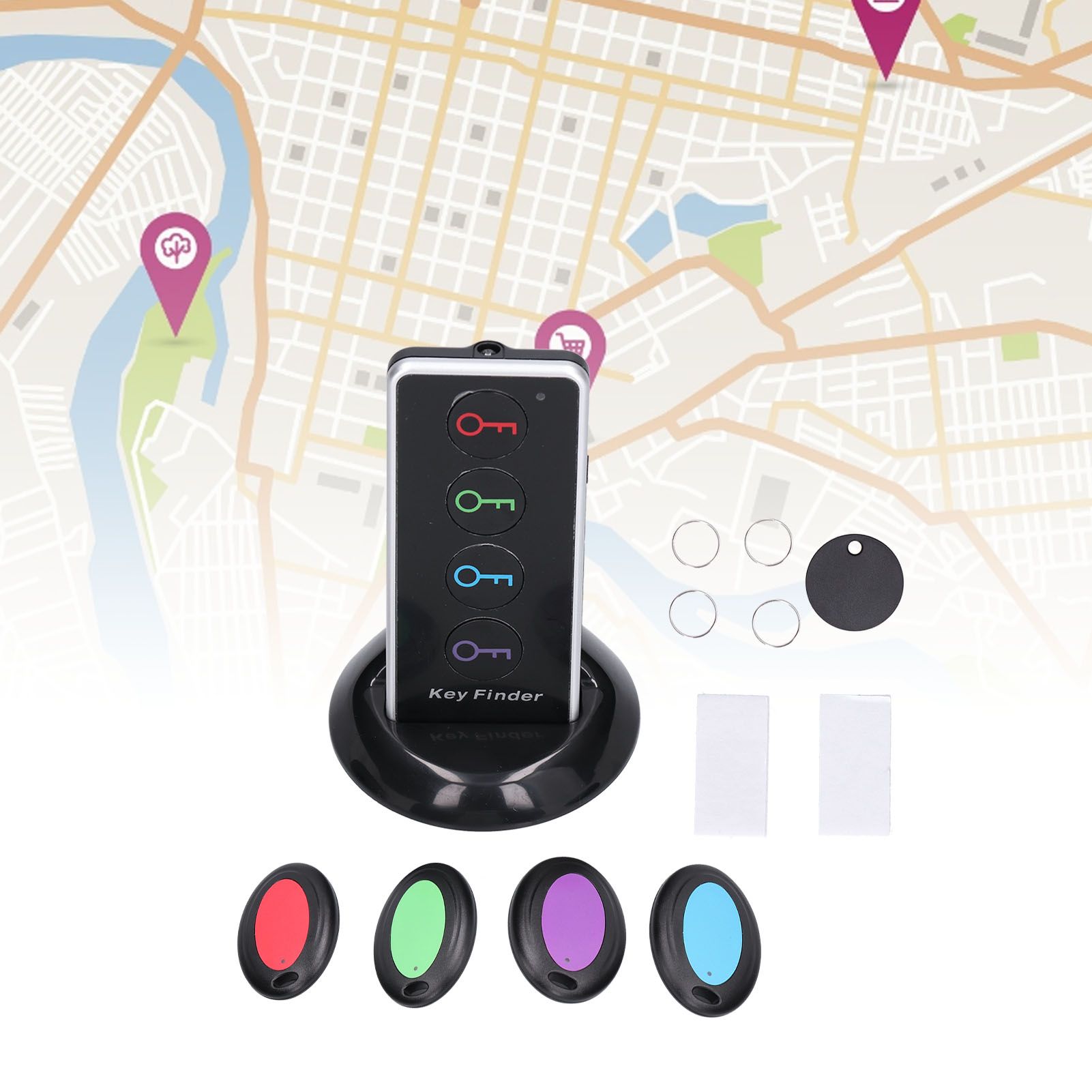 Key Finder Locator 1 Control 4 Wireless Simple Portable Battery Powered Remote view 11