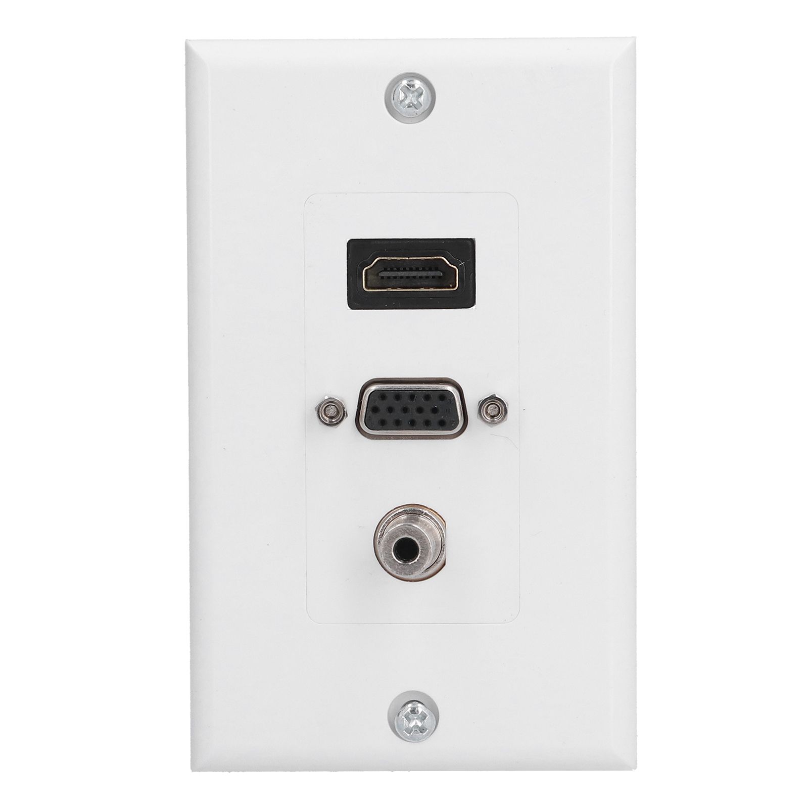 Audio Video Wall Socket 3.5mm F Connector Multimedia Port Wear Resistant view 2