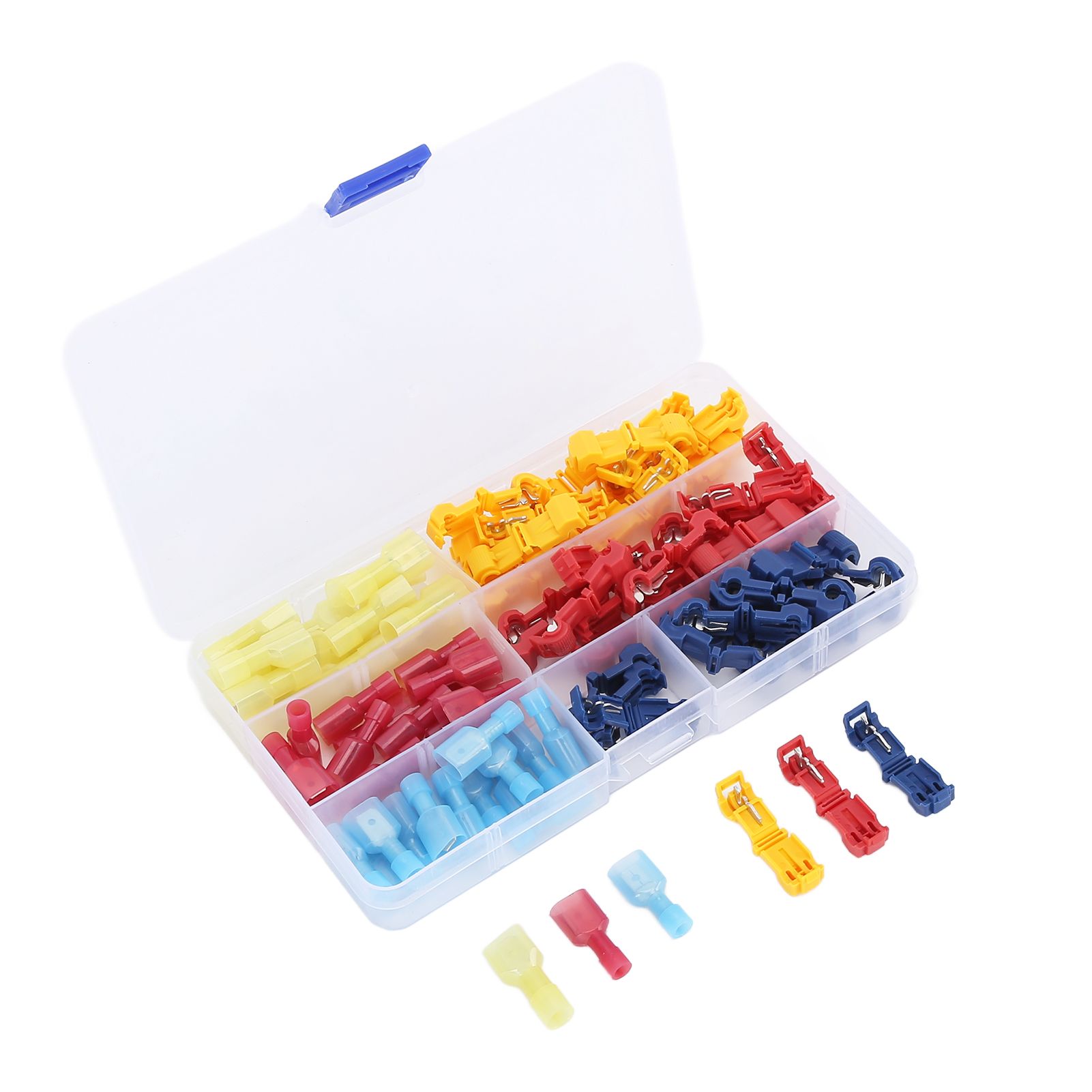 Quick Electrical Cable Connectors Snap Splice Lock Wire Terminal Crimp Wire — image 1