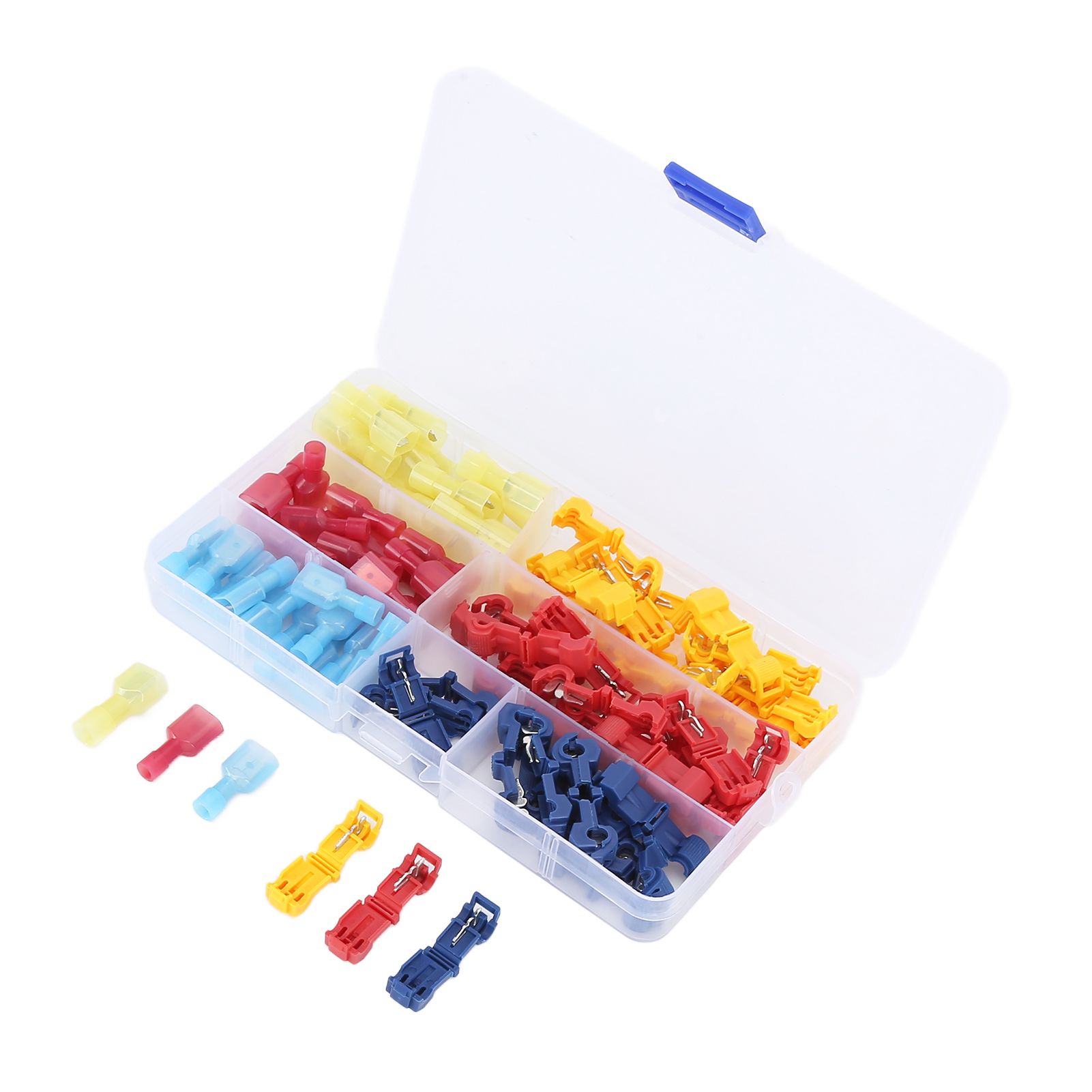 Quick Electrical Cable Connectors Snap Splice Lock Wire Terminal Crimp Wire view 2