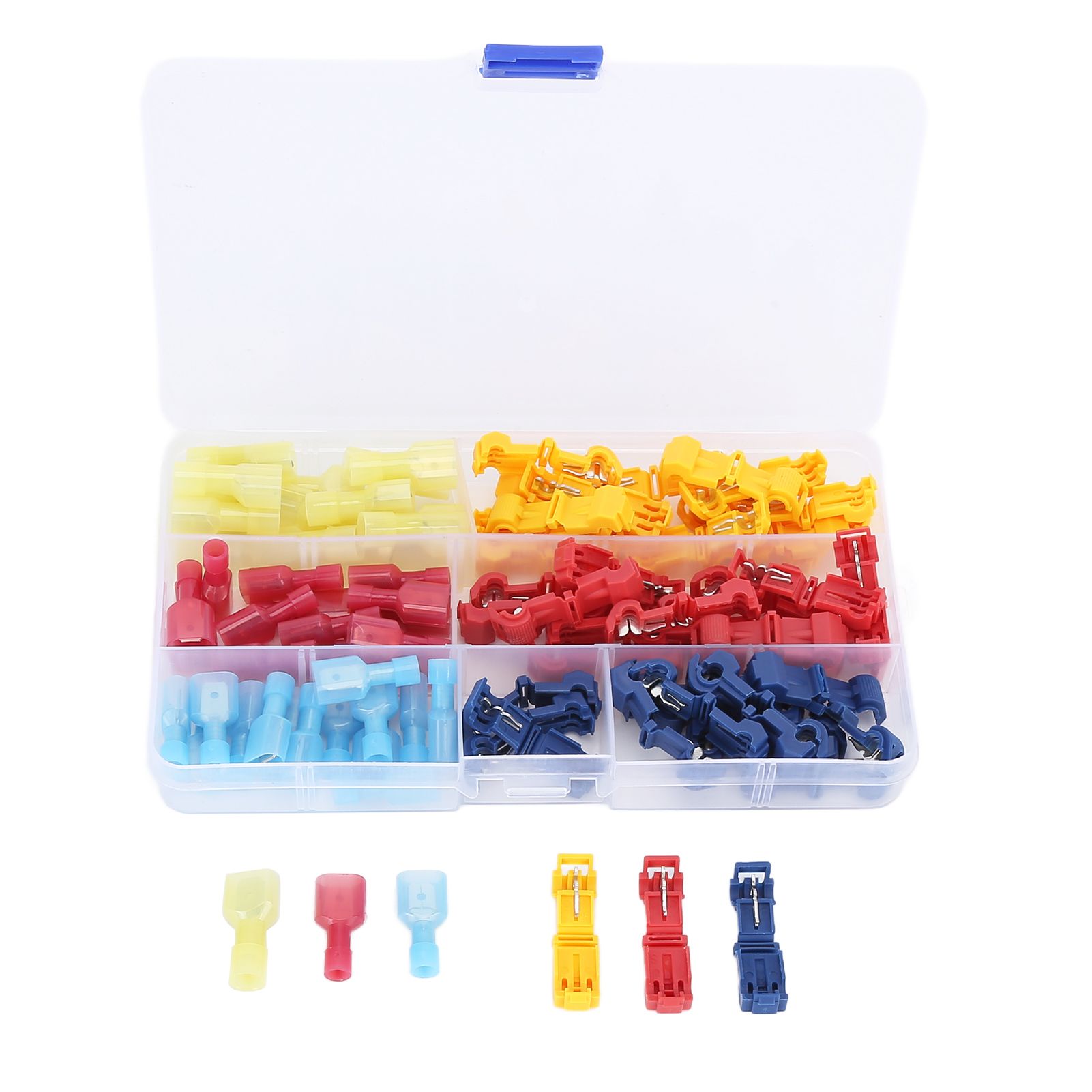 Quick Electrical Cable Connectors Snap Splice Lock Wire Terminal Crimp Wire view 6