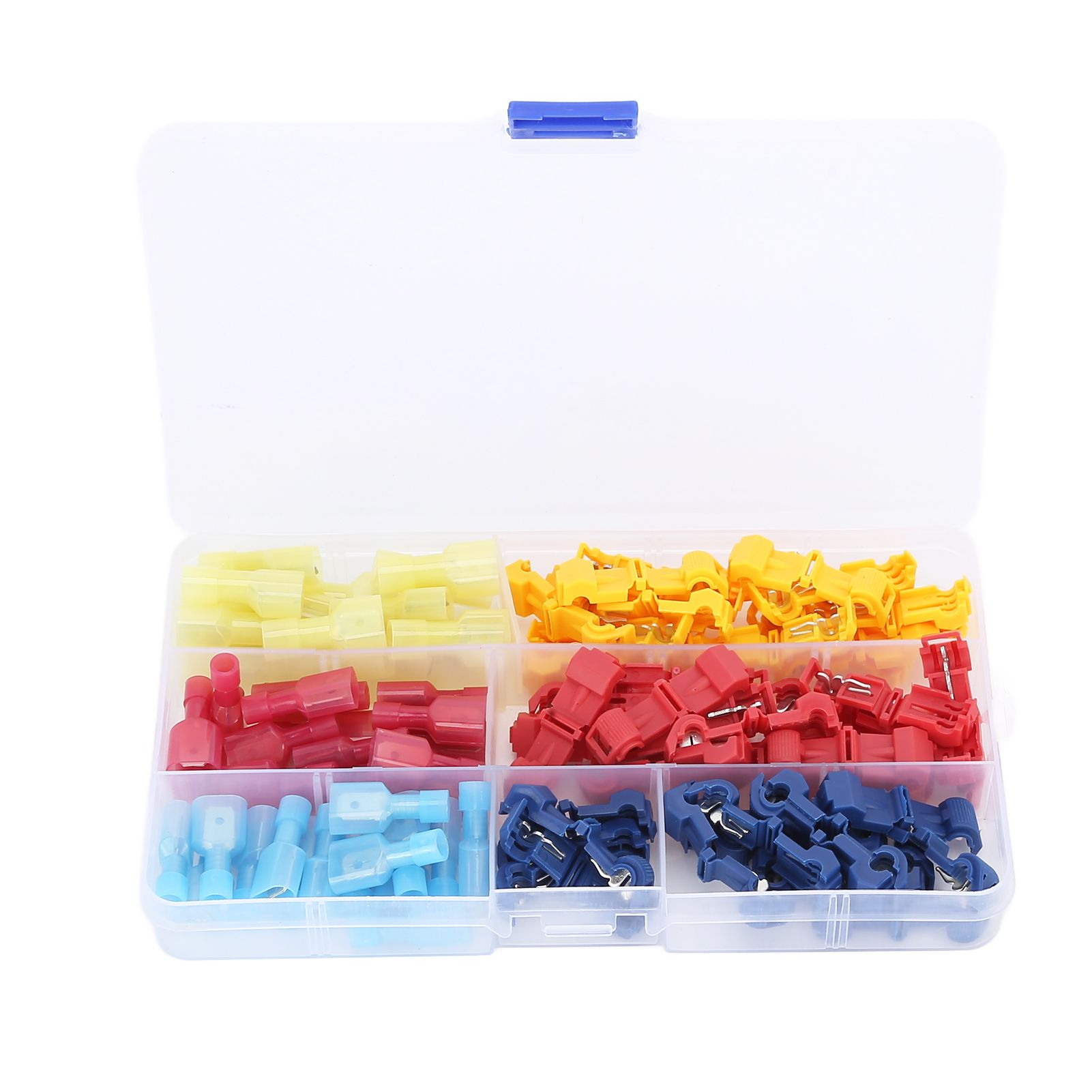 Quick Electrical Cable Connectors Snap Splice Lock Wire Terminal Crimp Wire view 9