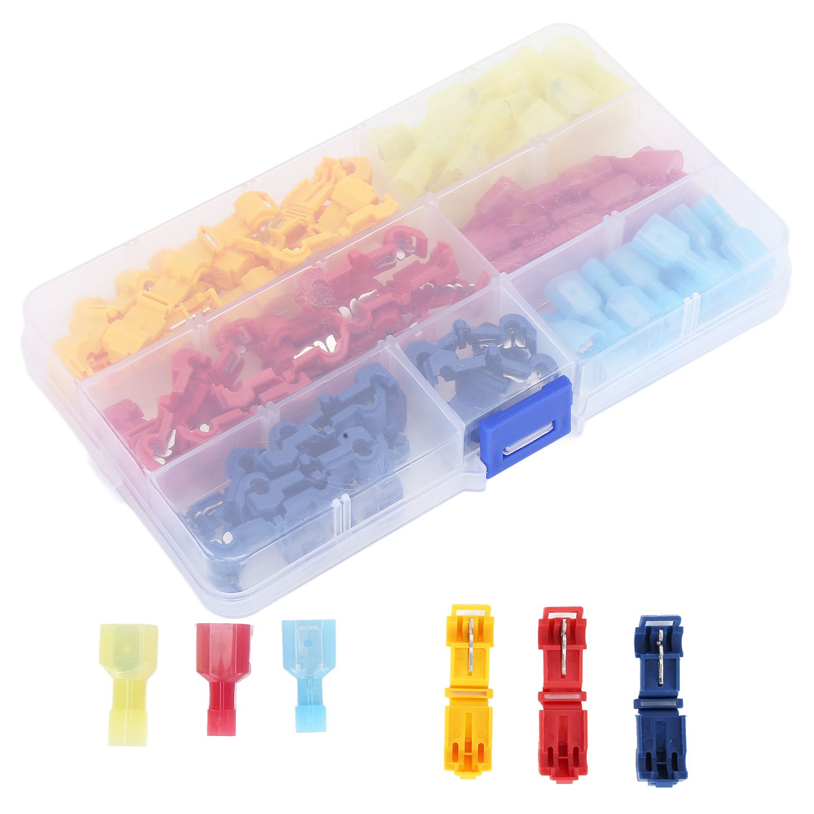 Quick Electrical Cable Connectors Snap Splice Lock Wire Terminal Crimp Wire view 10