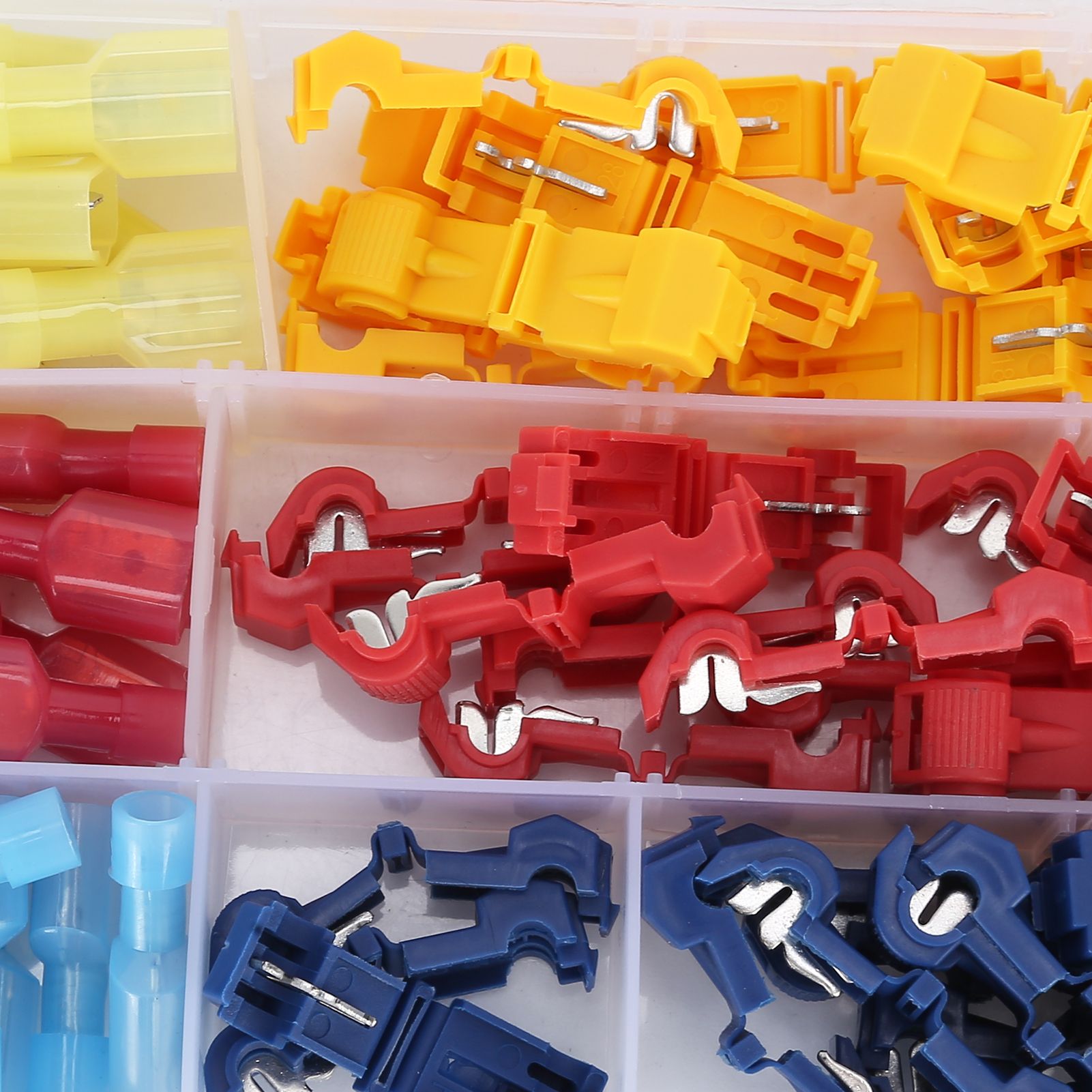 Quick Electrical Cable Connectors Snap Splice Lock Wire Terminal Crimp Wire view 15