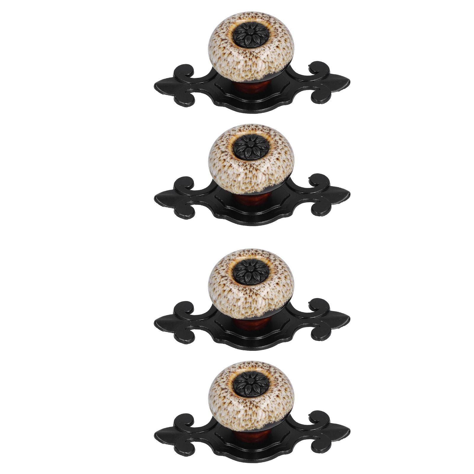 4 Sets Furniture Handle Zinc Alloy Cabinet Door Drawer Handle Exquisite view 3