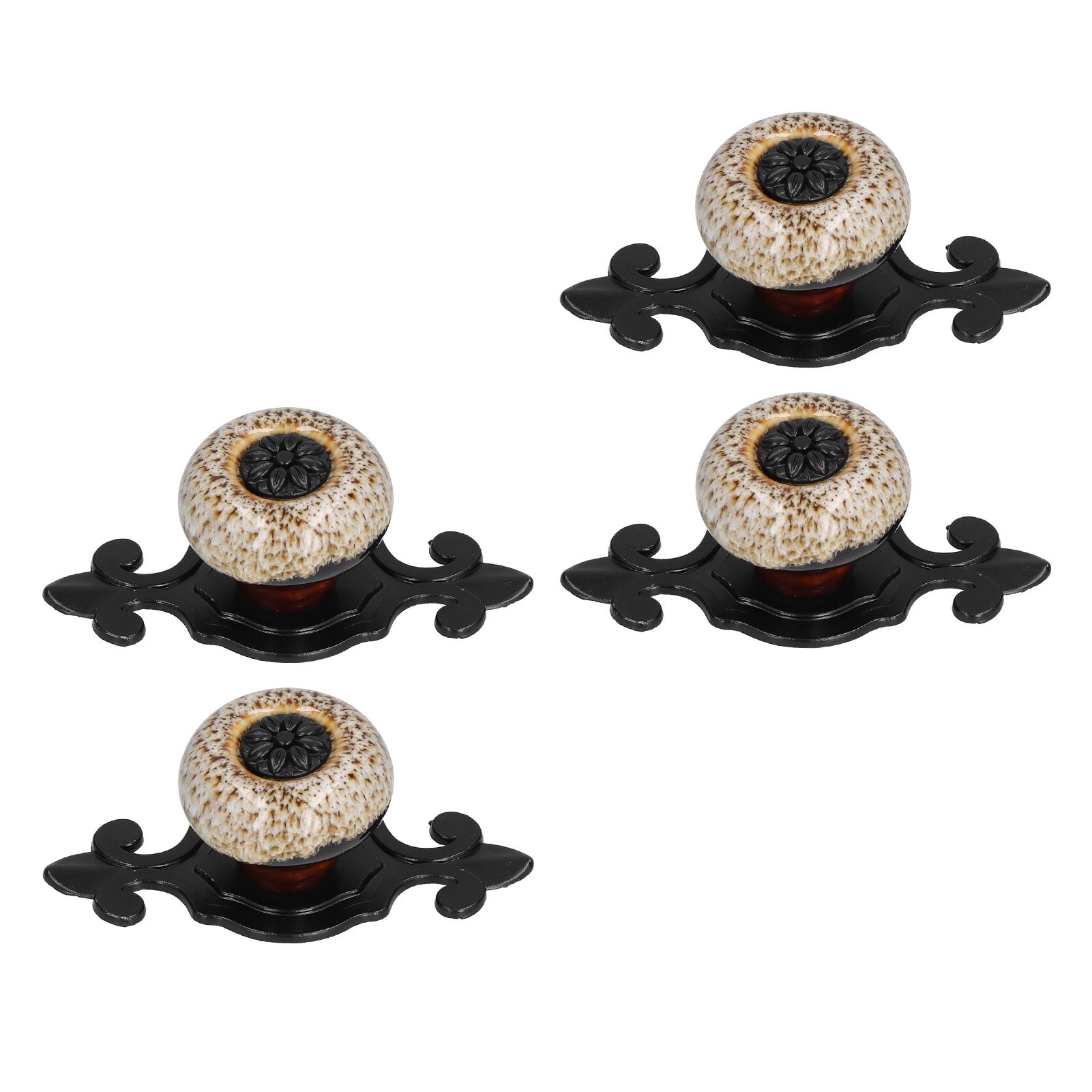 4 Sets Furniture Handle Zinc Alloy Cabinet Door Drawer Handle Exquisite view 4