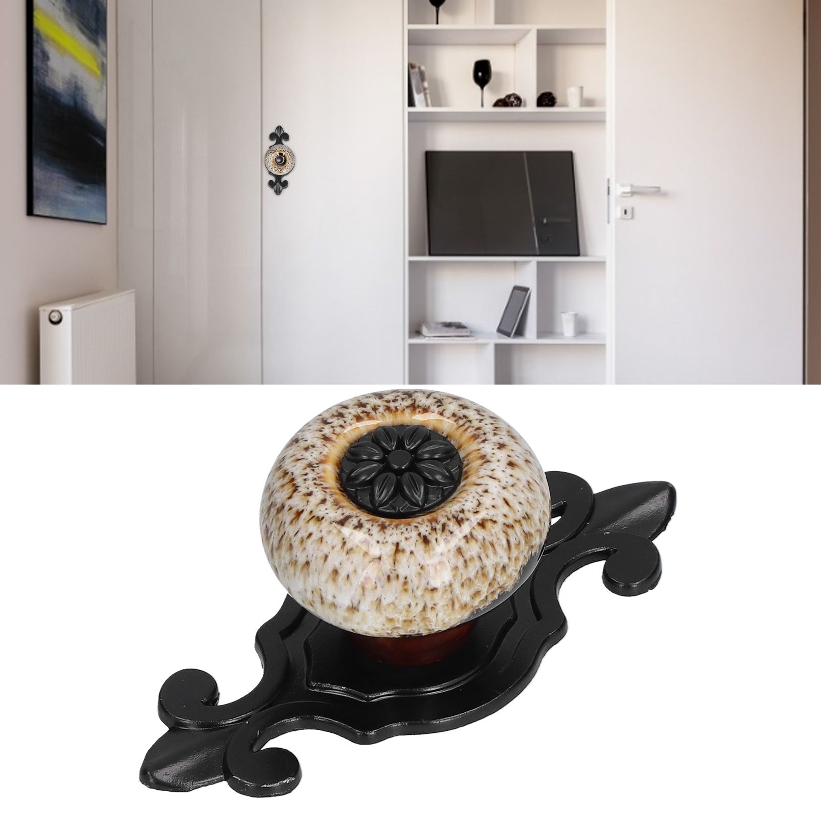 4 Sets Furniture Handle Zinc Alloy Cabinet Door Drawer Handle Exquisite view 12